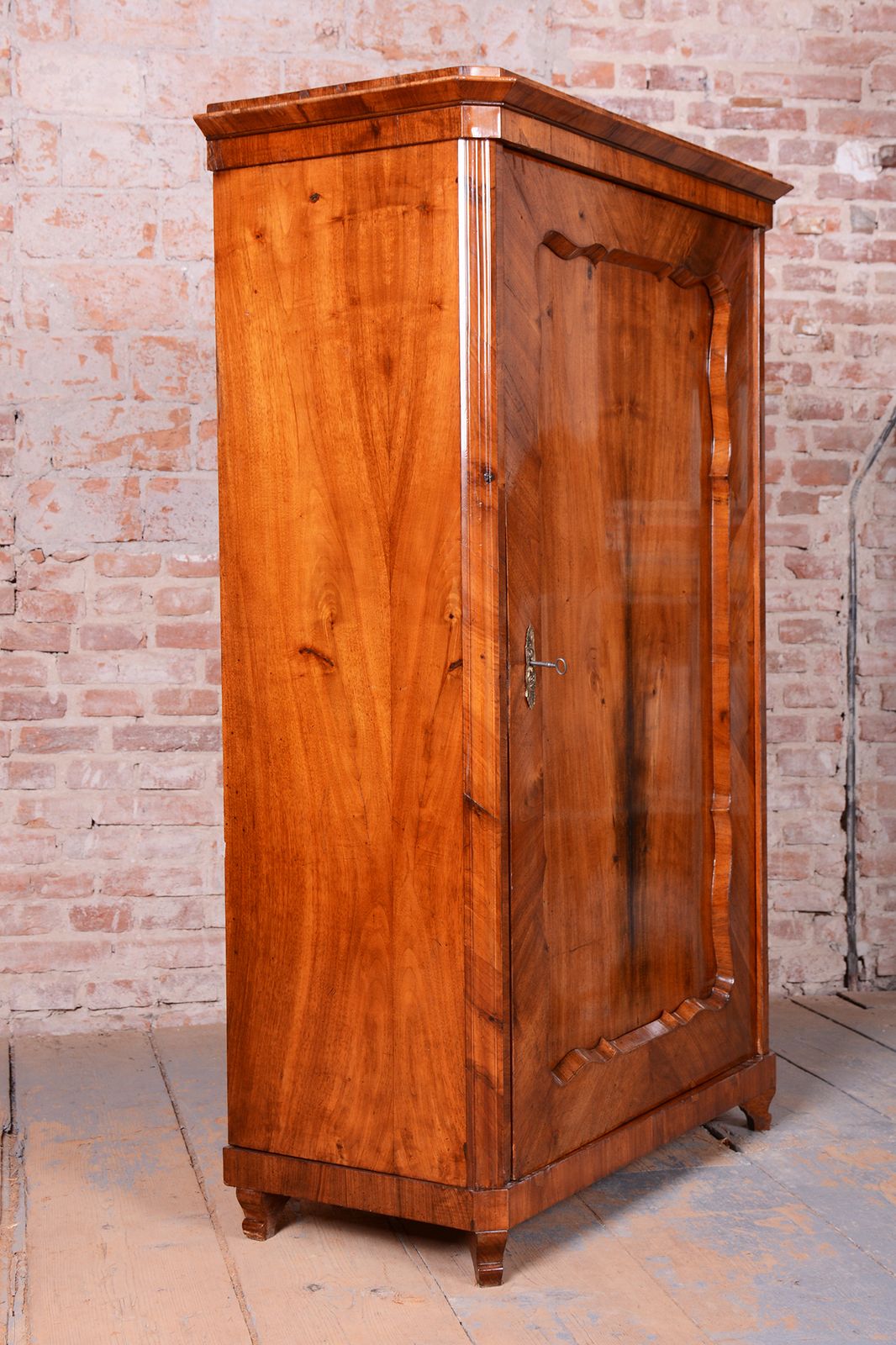 Restored Biedermeier Cabinet, Walnut, Revived Polish, Austria, 1830s photo for sale