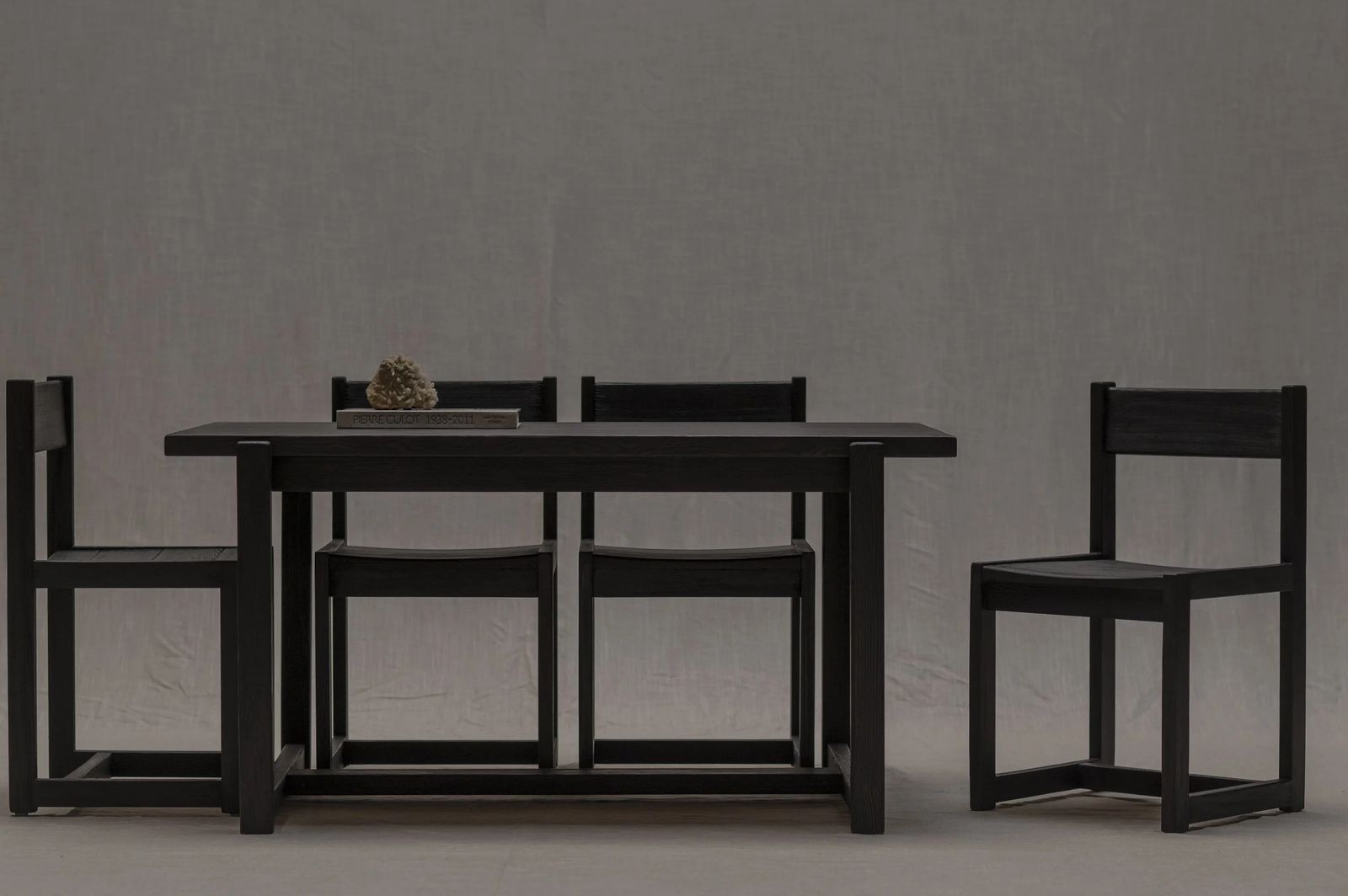2250.0 Minimalist Dining Set By Hugo Svensson For Bjärnums Möbelfabrik, 1960s photo