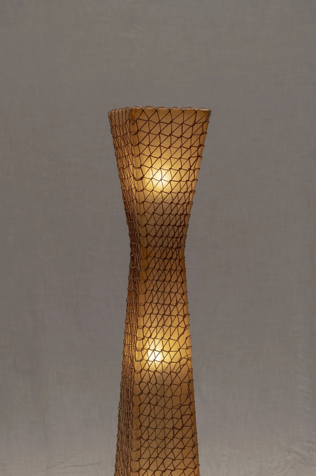 Large French Fiberglass Floor Lamp, 1970/80s photo Lighting