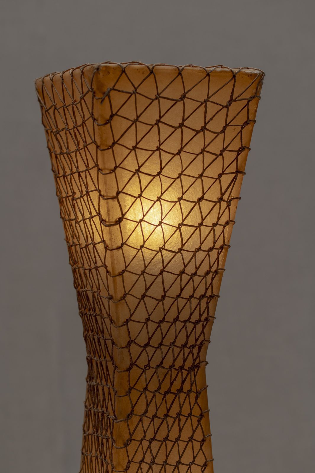 Large French Fiberglass Floor Lamp, 1970/80s photo vinterior