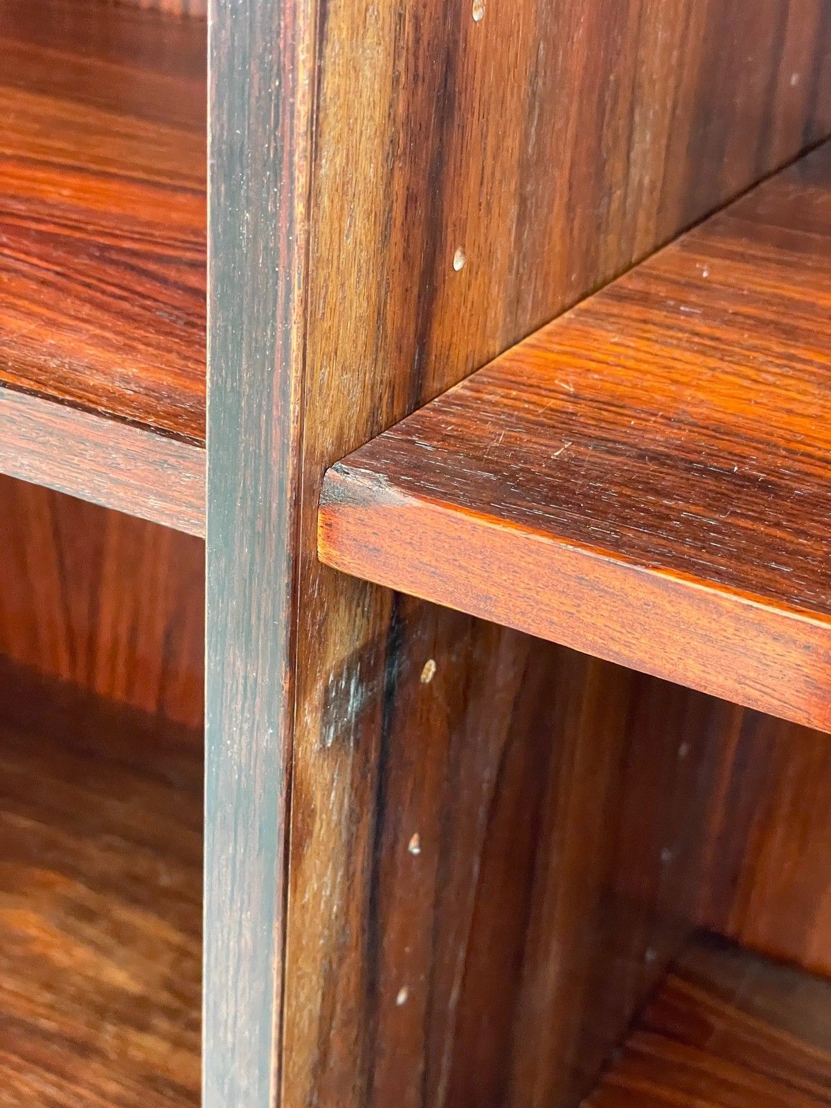 photo furniture Vintage 1960s Danish Bookcase By Brouer Darkwood Mid Century Shelving Eb12064