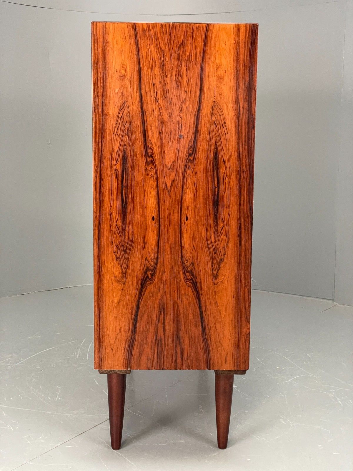 photo furniture Vintage 1970s Danish Bookcase Darkwood Retro Record Shelving Eb12066