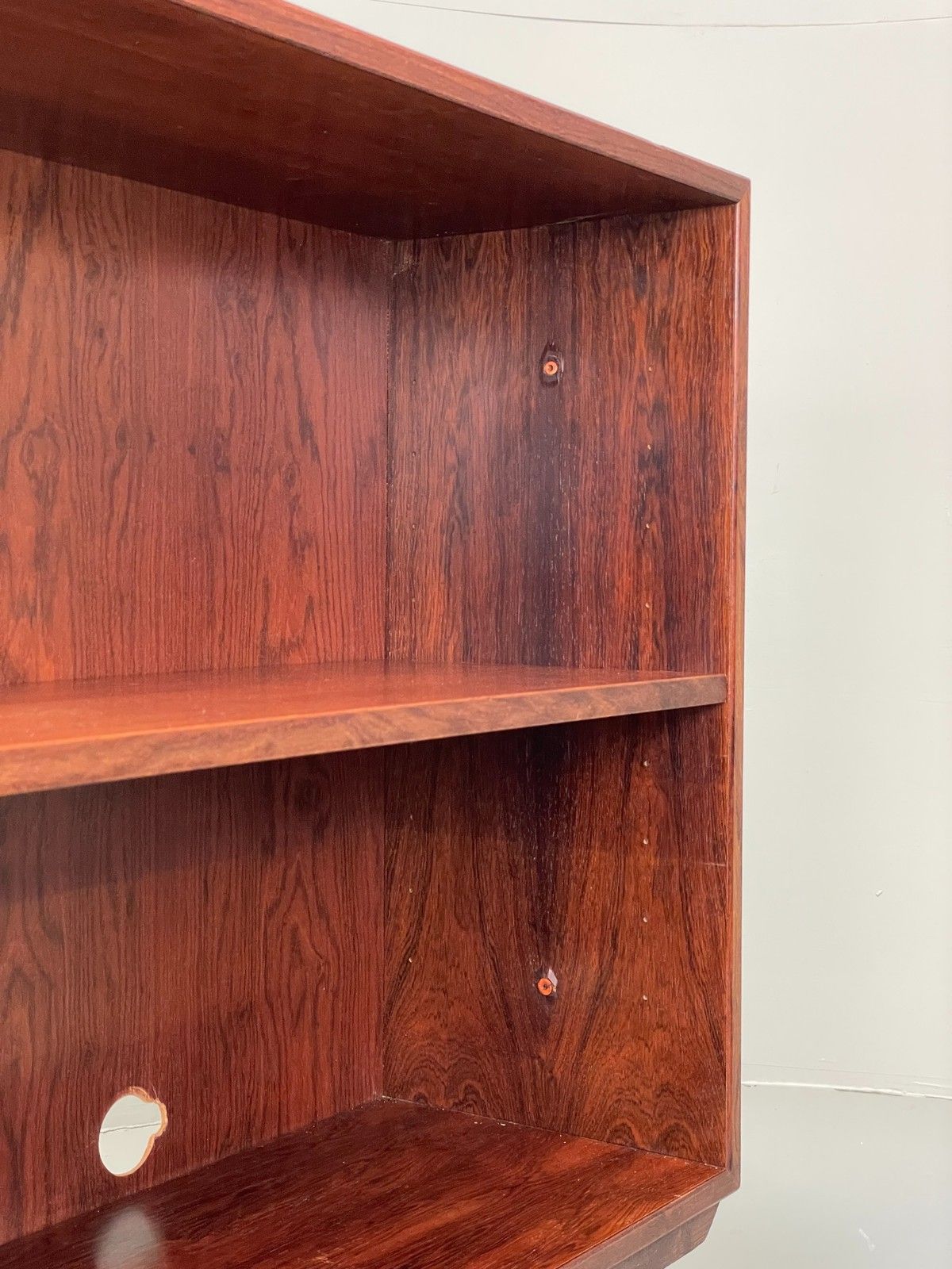 Vintage Danish 1960s Bookcase By Hjornebo Darkwood Retro Shelving Eb12065 photo buy