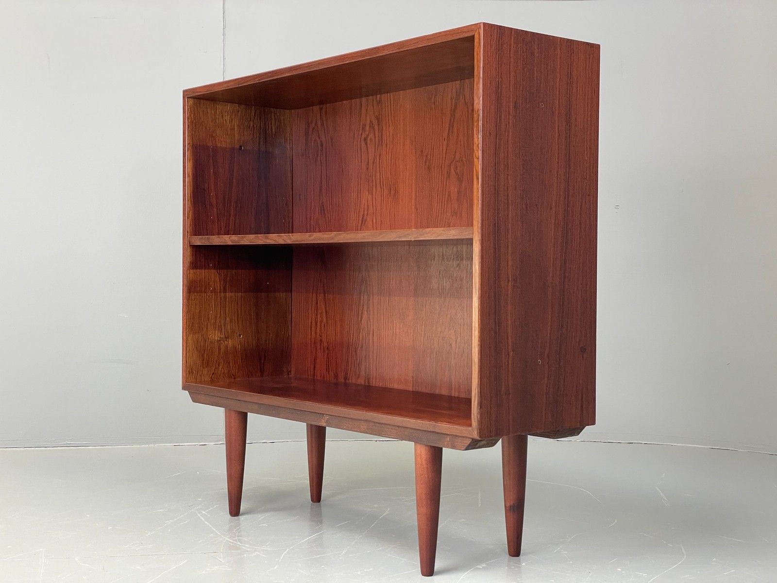 Furniture Vintage Danish 1960s Bookcase By Hjornebo Darkwood Retro Shelving Eb12065 photo