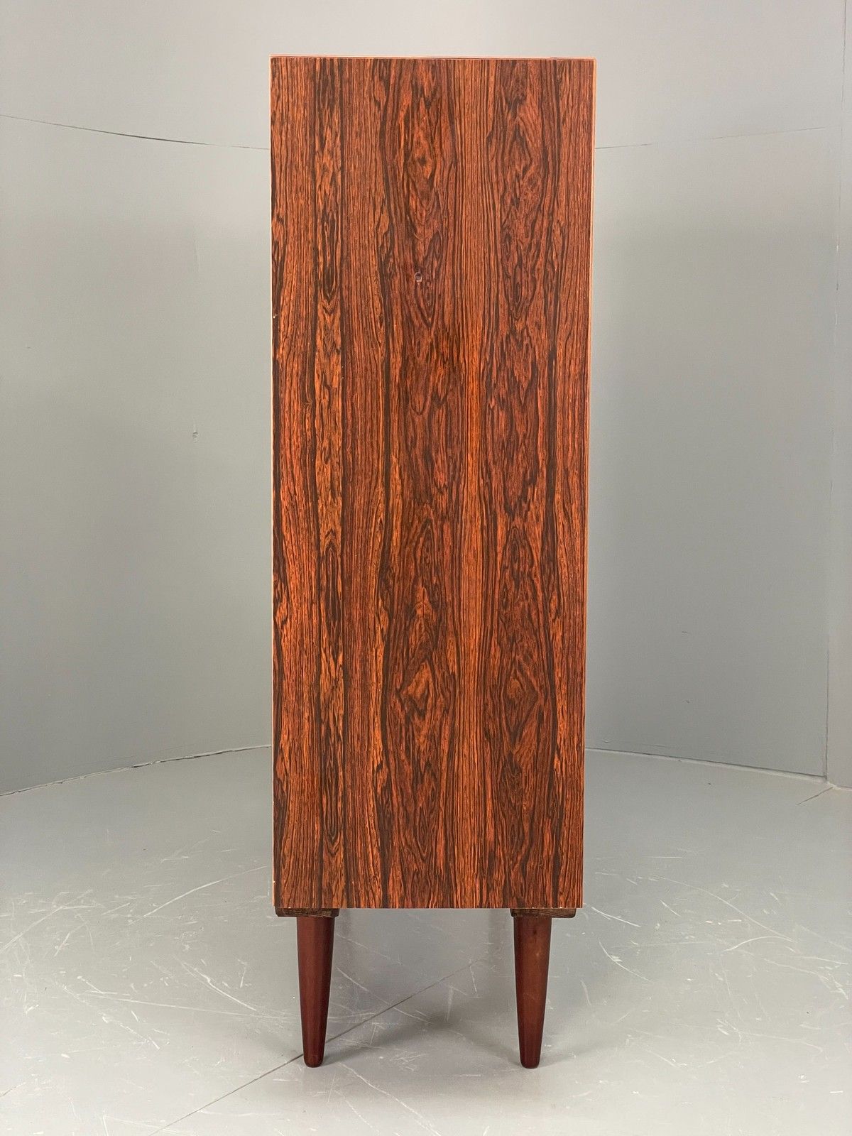 Vintage Danish 1970s Bookcase Mid Century Shelving Retro Darkwood Eb12068 photo Furniture