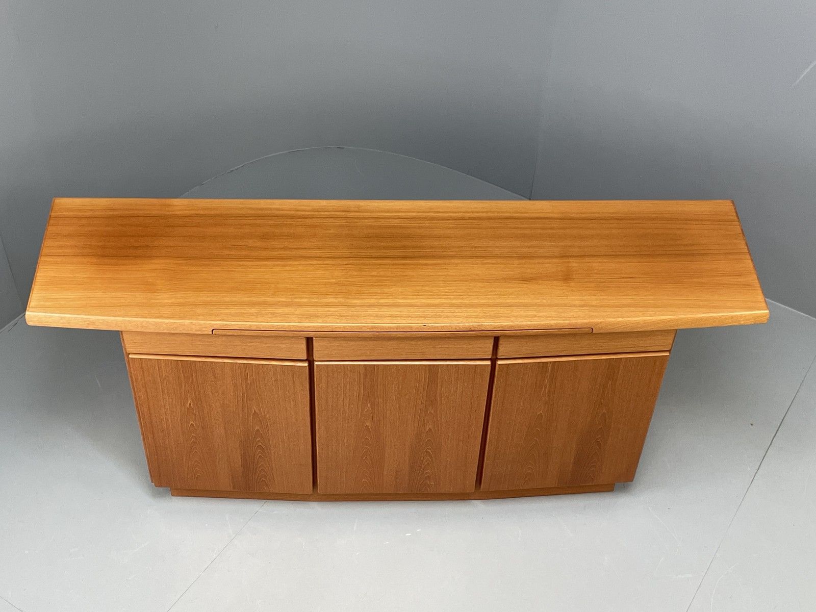 Vintage 1980s Teak Sideboard By Gangsø Danish Retro Shelving Drawers Eb12075 photo for sale