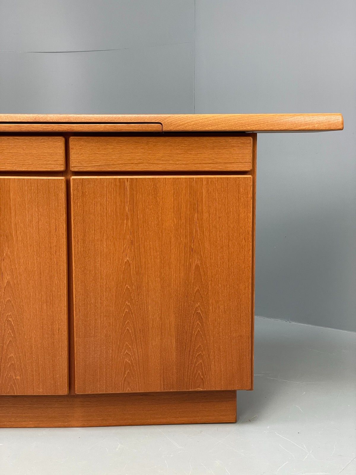 photo vinterior Vintage 1980s Teak Sideboard By Gangsø Danish Retro Shelving Drawers Eb12075