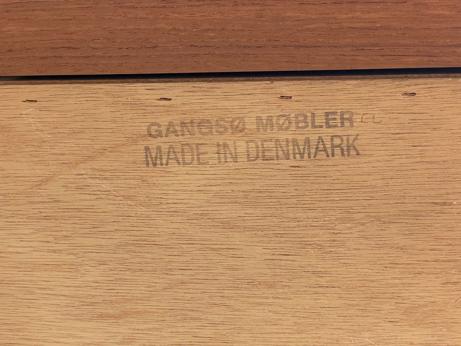 photo vintage Vintage 1980s Teak Sideboard By Gangsø Danish Retro Shelving Drawers Eb12075