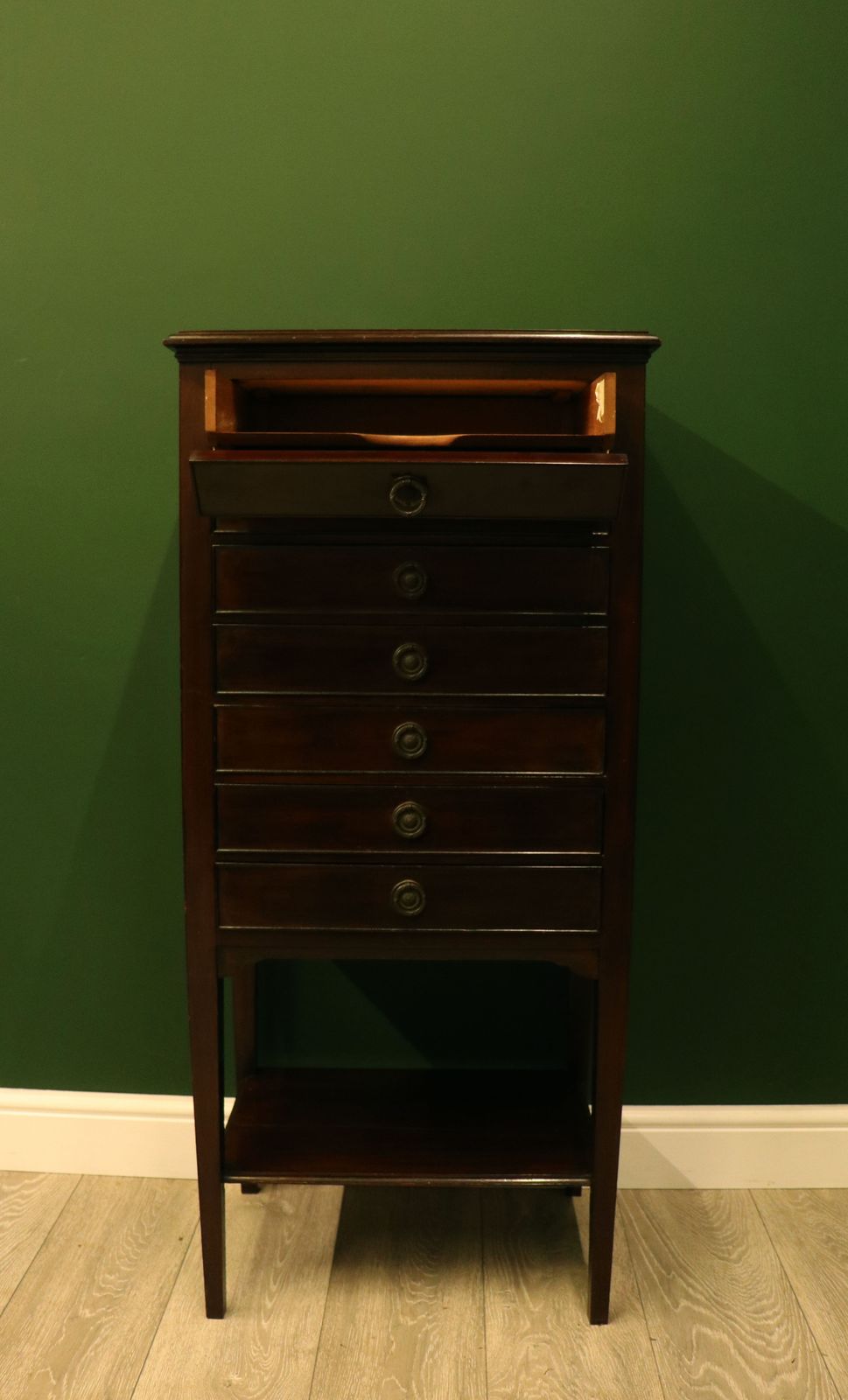 An Early 20th Century Mahogany Music Cabinet. photo for sale