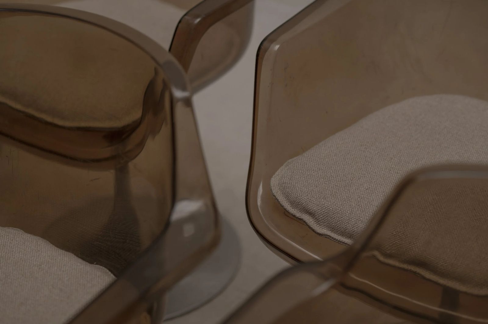 photo for sale Set Of Six Space Age Dining Chairs, France Circa 1970s