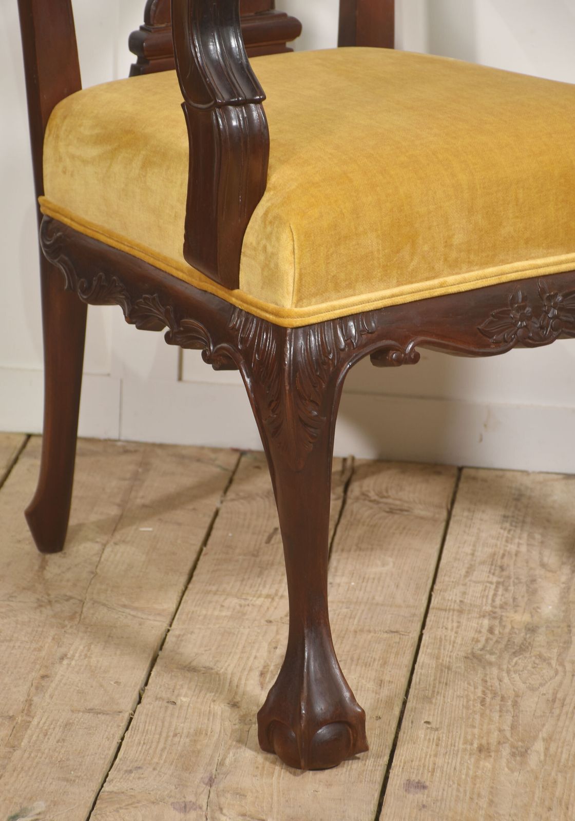 Set Of Eight Irish George II Style Mahogany Dining Chairs photo vinterior