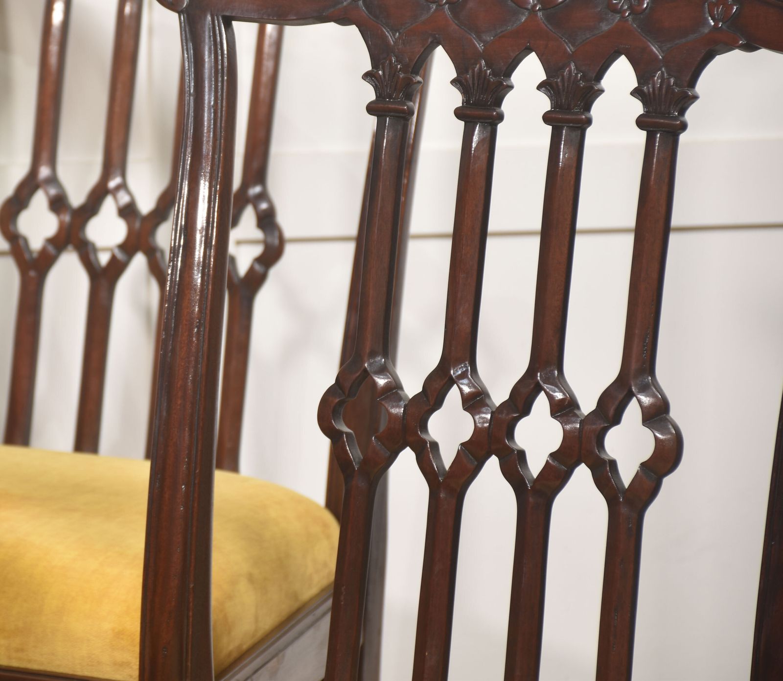 Set Of Four George II Style Mahogany Dining Chairs photo buy