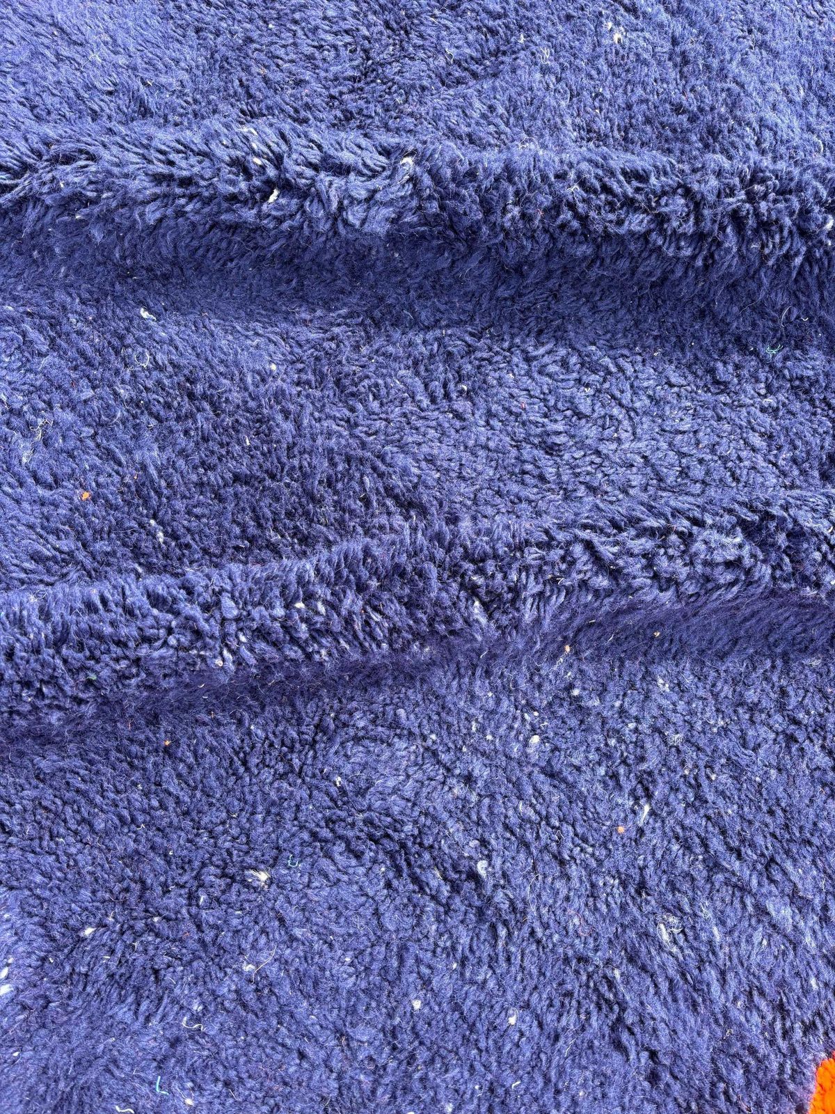 Tapis marocain M'rirt bleu orange 200 x 300 cm, tapis berbère en laine fait main, tapis de sol épais et moelleux, sur mesure photo buy