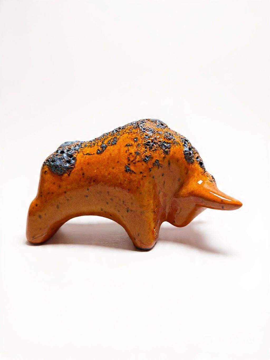 Otto Keramik Classic Ceramic Bull West German Pottery Fat Lava photo 125.0