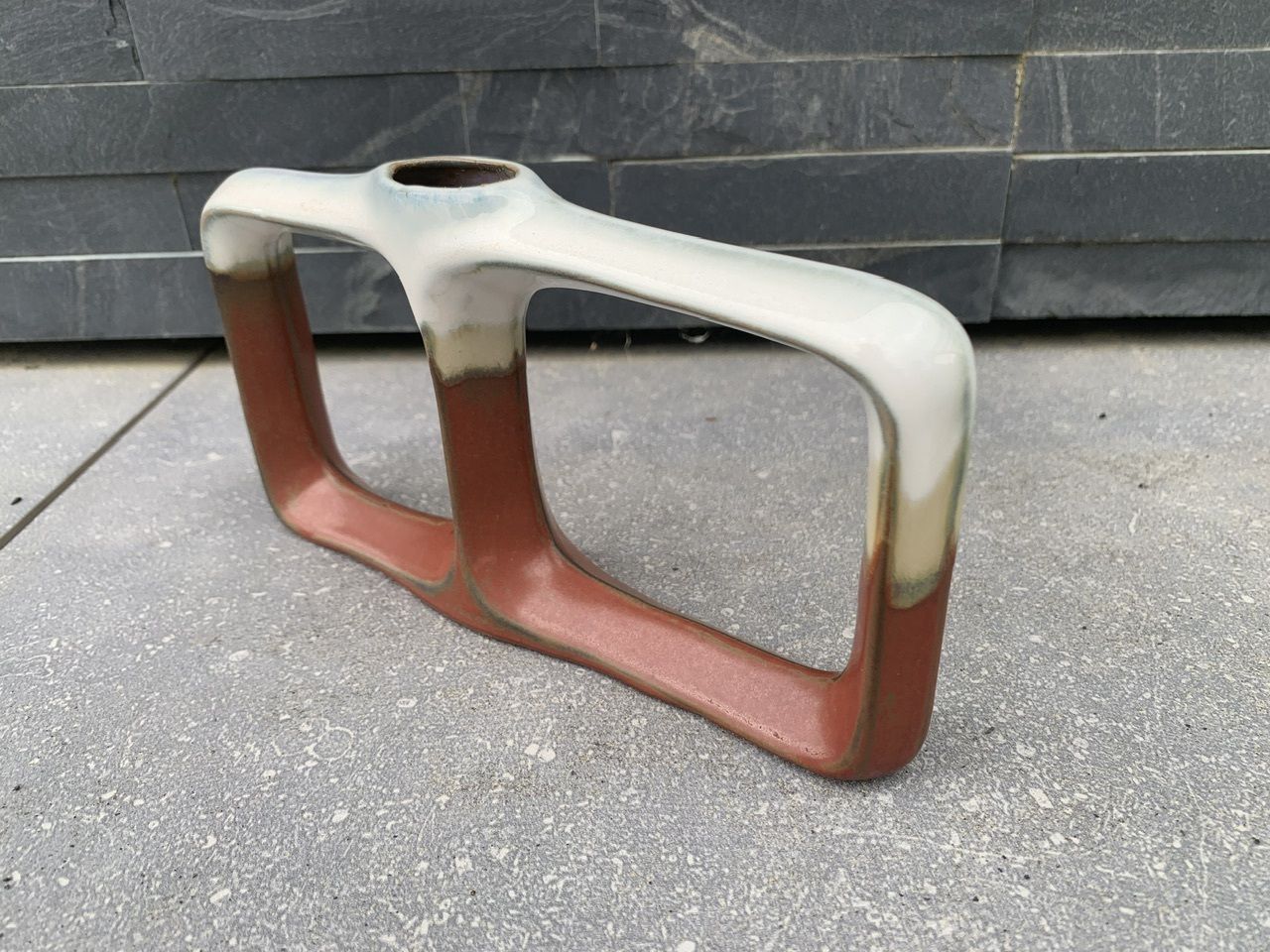 125.0 Mid Century, Scandinavian Style Stem Vase, Circa 1960's photo