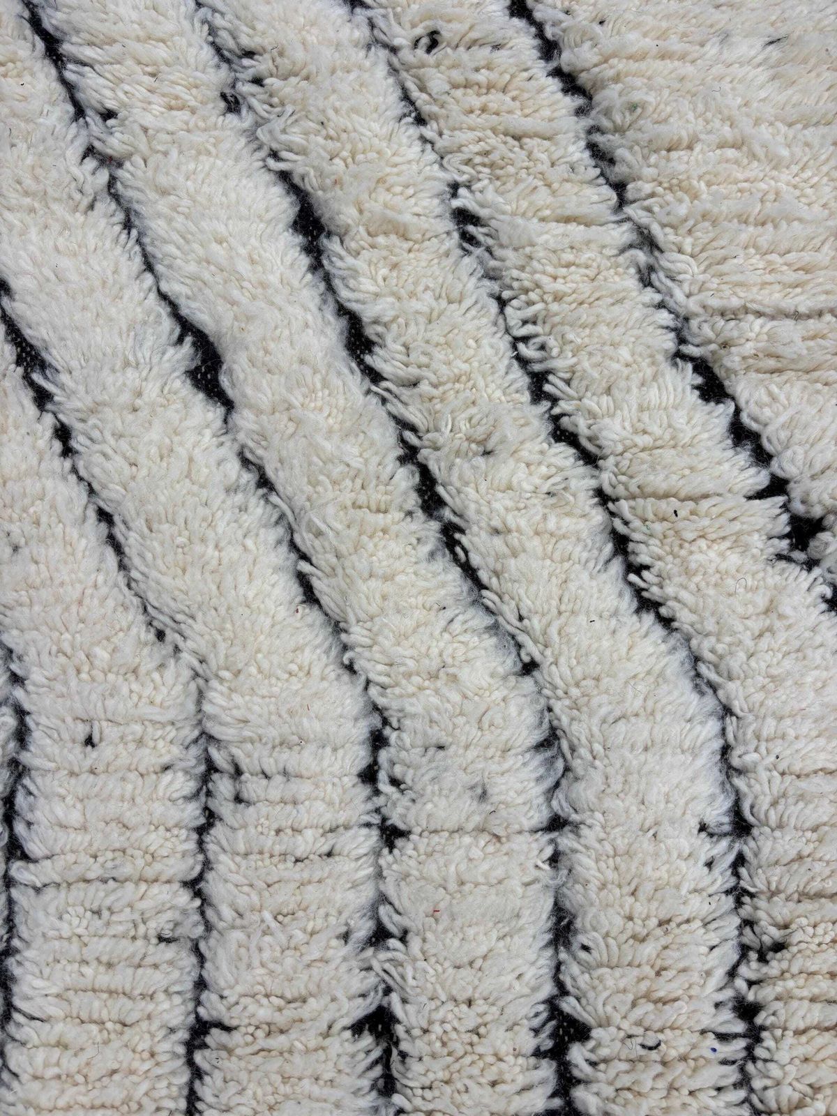 Berber Modern Moroccan Mrirt Wool Rug 190x300 Cm– Handwoven Neutral Berber Carpet,Beni Ourain Carpet , Modern Minimalist Decor photo vinterior