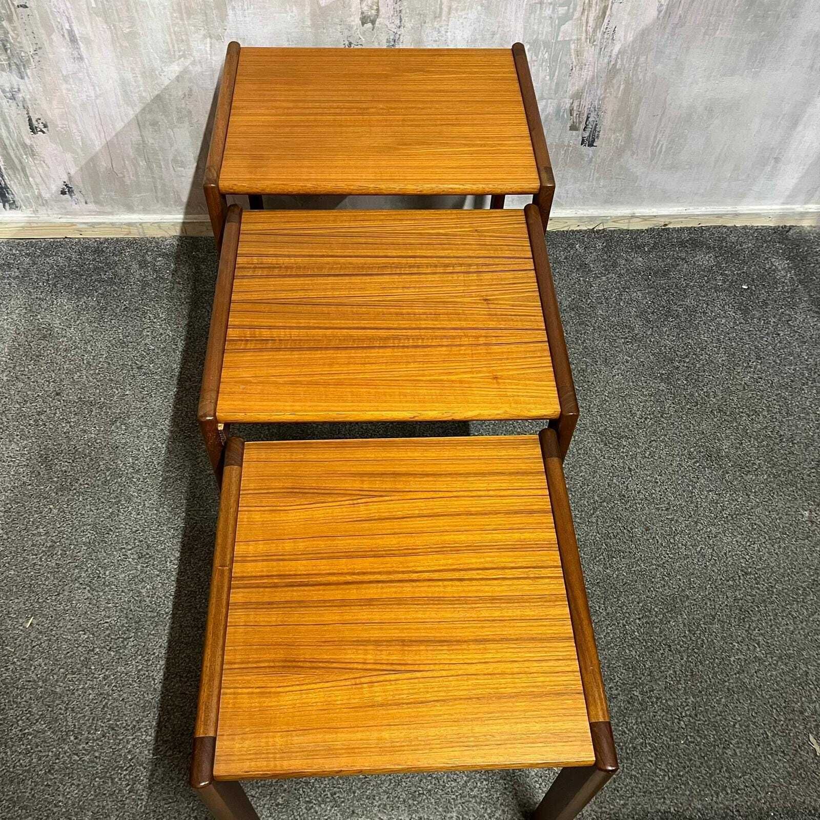 photo furniture Danish Nest Of Tables Brdr Furbo Spottrup Mid Century Teak Side Tables Vintage