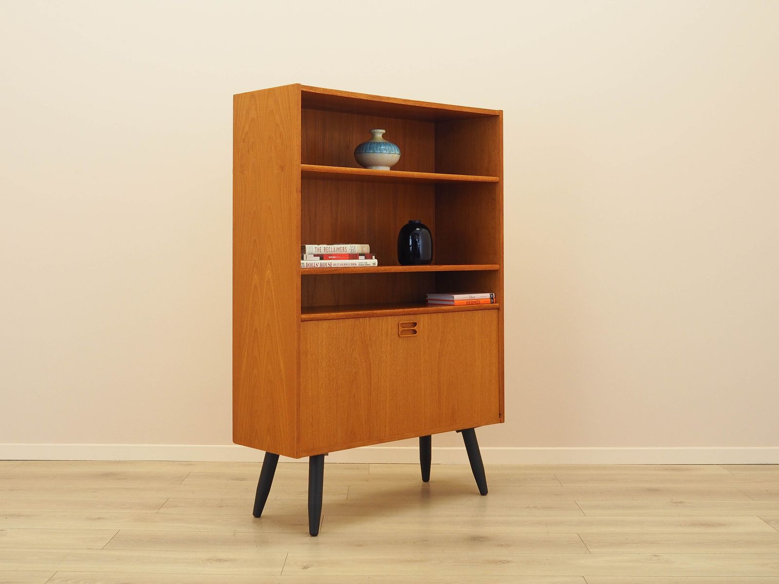 Teak Bookcase, Danish Design, 1970s, Made In Denmark photo 759.0