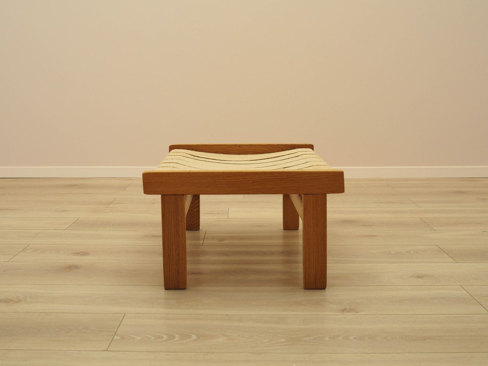 Eiken voetenbank, Deens design, ca. jaren 1960, gemaakt in Denemarken photo buy