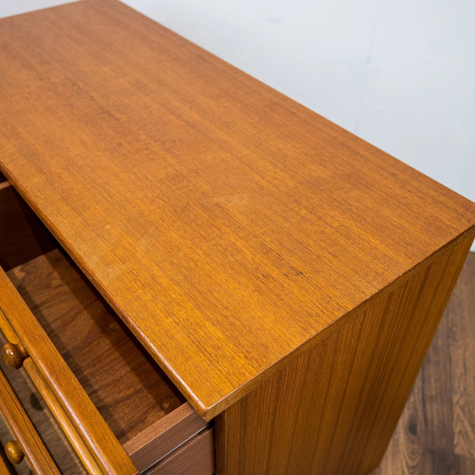 G Plan Albany Teak Chest Of 4 Drawers By Leslie Dandy photo vintage