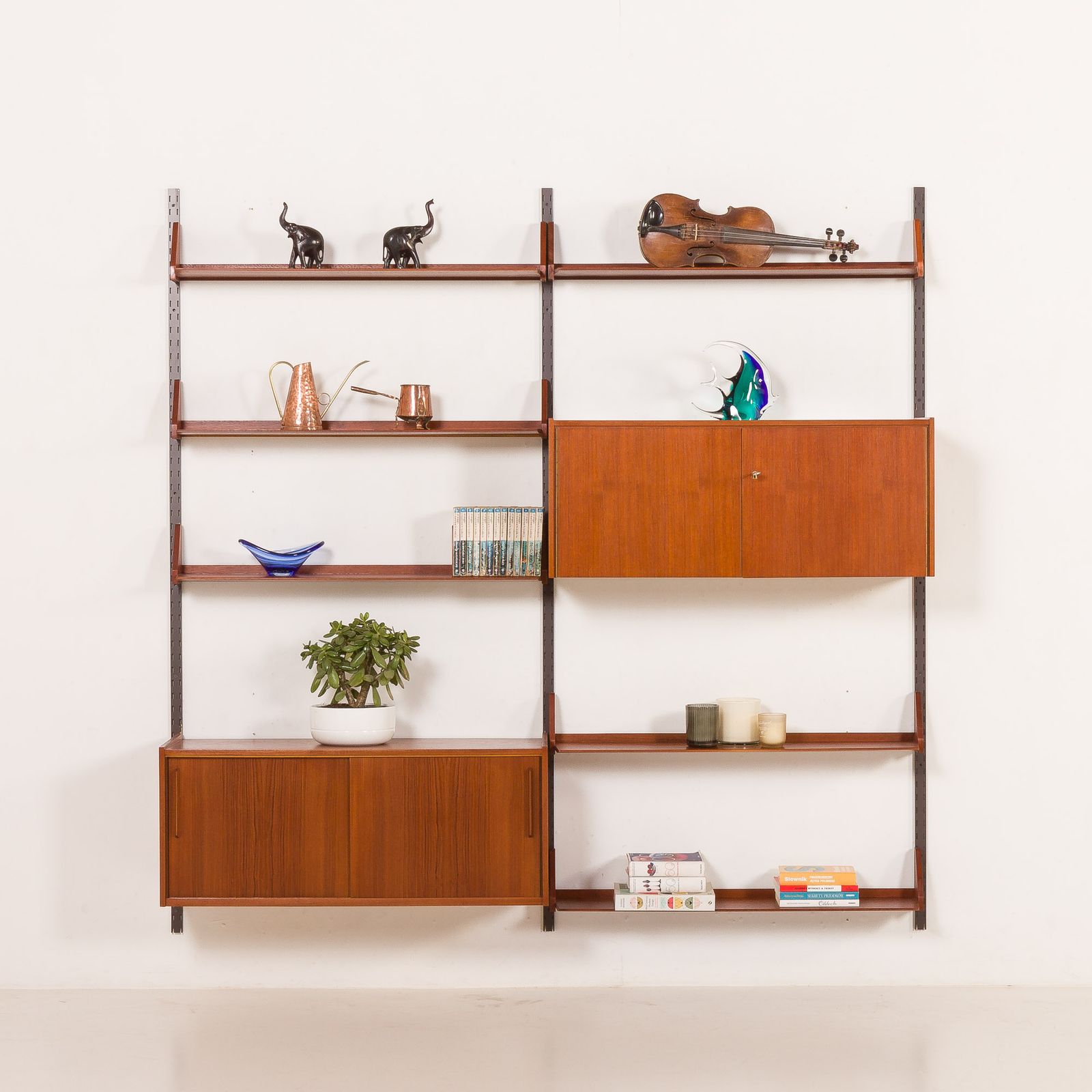Mid Century Teak Wall Unit By Dieter Reinhold For Wk Möbel, Germany, 1960s photo Furniture