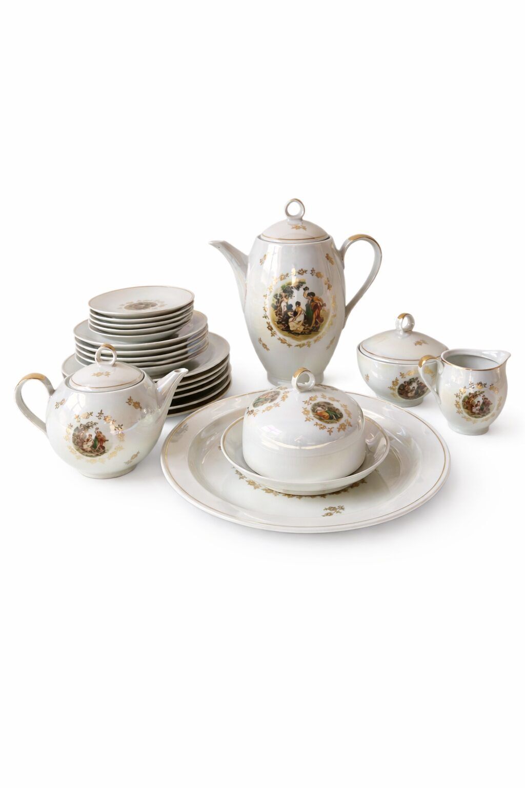 Porseleinen servies "Colditz" – DDR-exportcollectie (jaren 1970–1980)