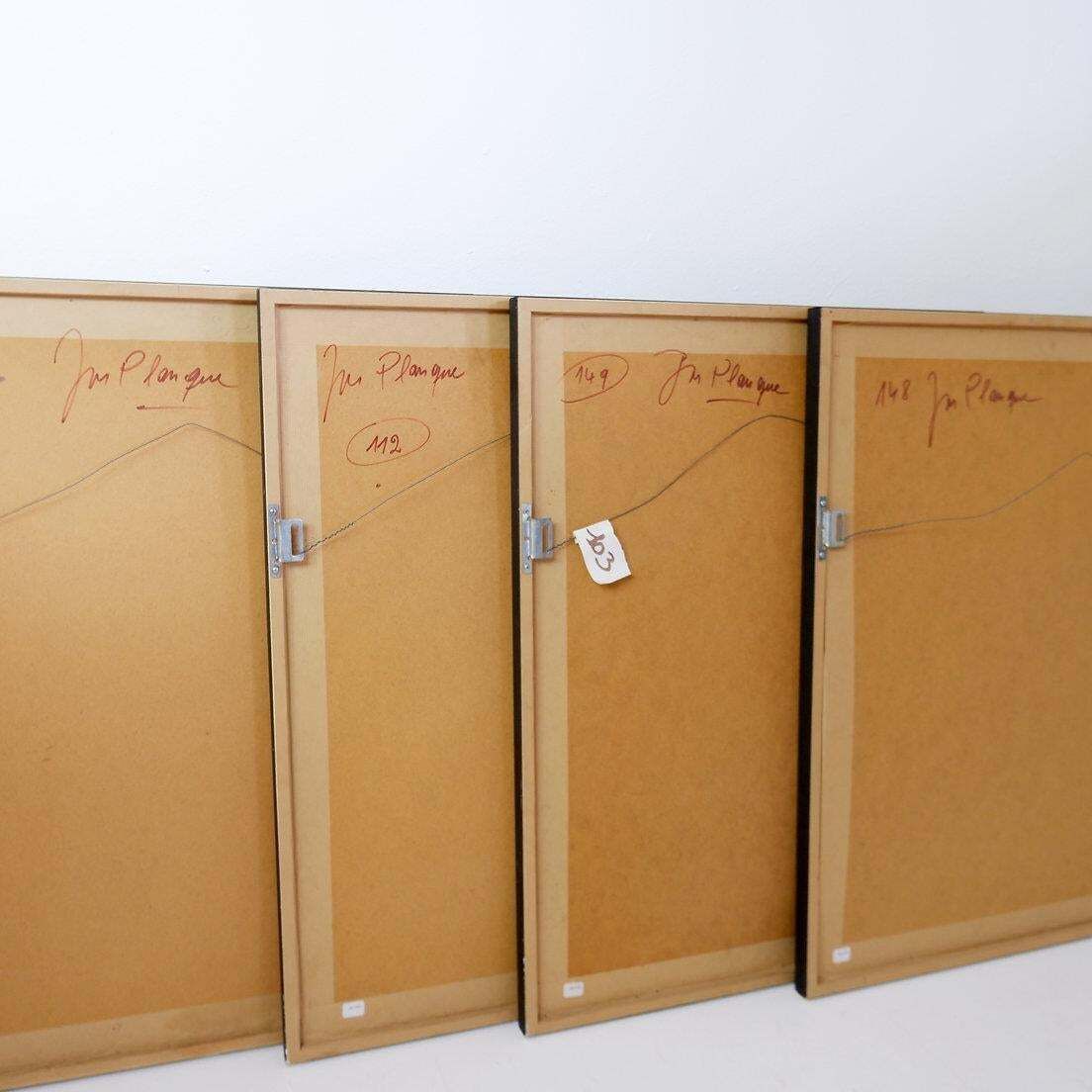 Jean Marie Planques (1932 1992) Untitled   Works On Paper   Sold As A Set photo for sale