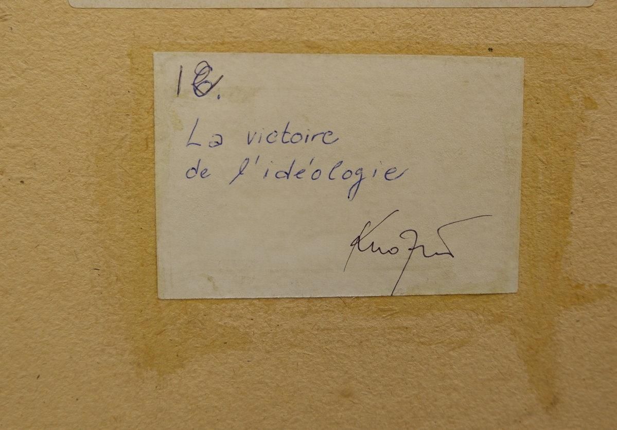 Miroslav Krofián "La Victoire De L'idéologie" Contemporary Painting    Czechia photo buy