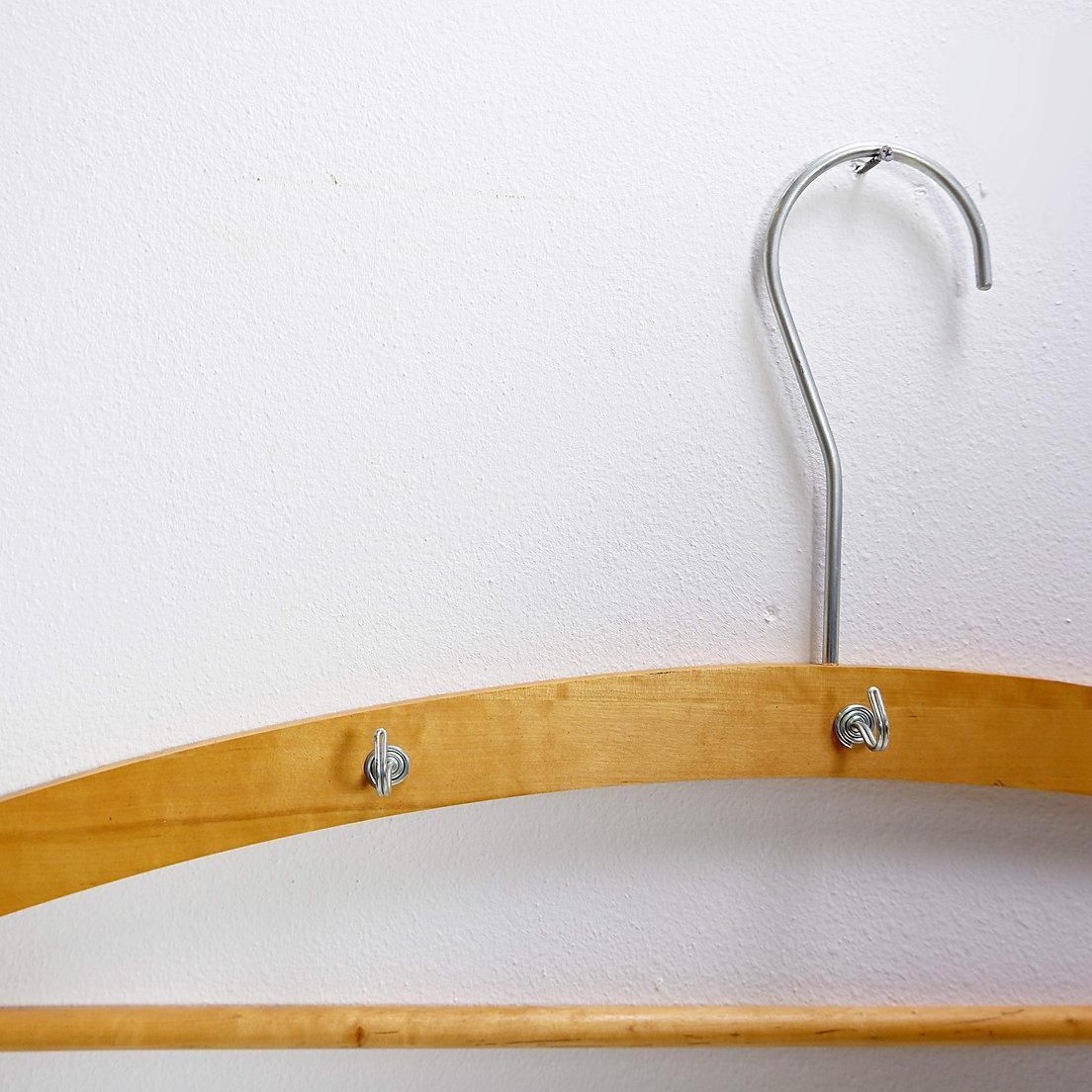 Vintage Hanger Wood Coat Rack   118cm photo vintage