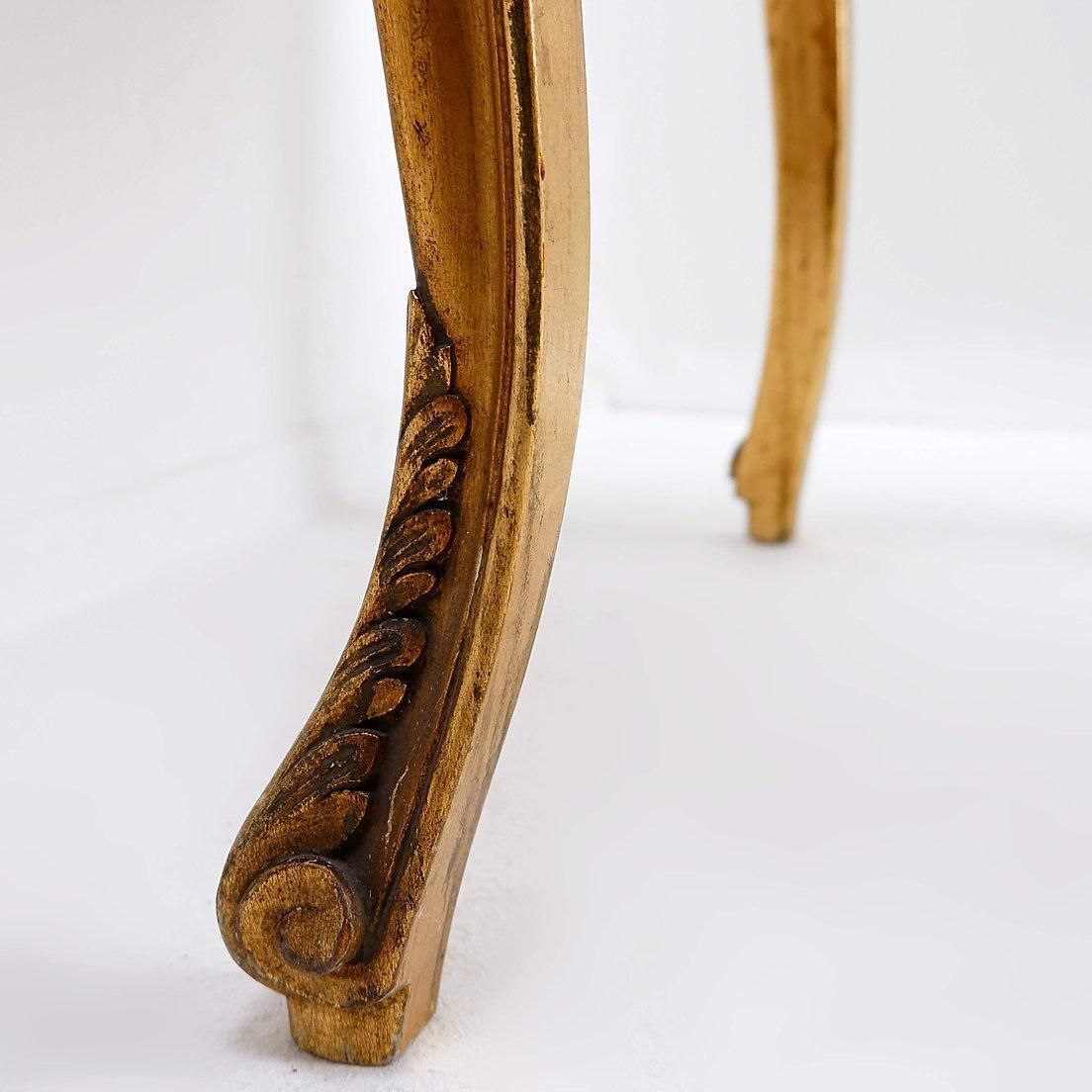 photo furniture Louis XV Style Chairs, Wood And Fabric, Classic Design, 20th Century