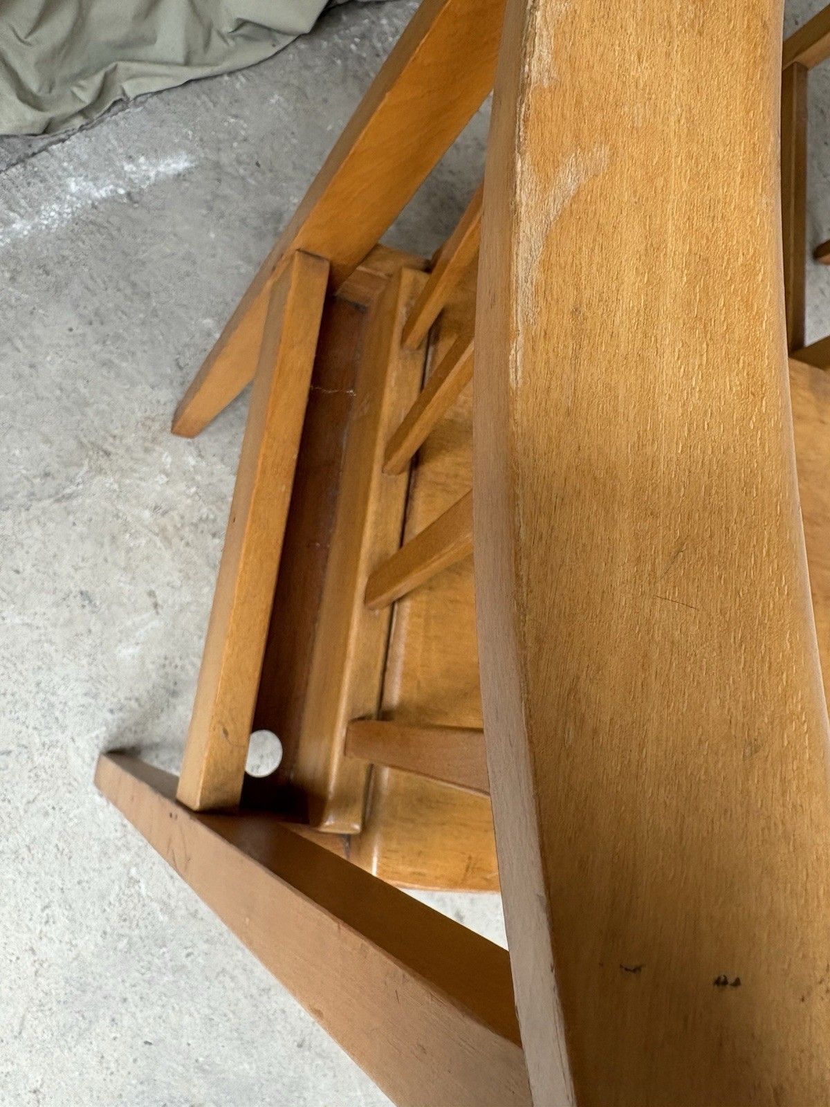 Furniture Vtg Mid Century 2 Pair Of Solid Beech Church Dining Chairs Scandi Danish R1192 photo