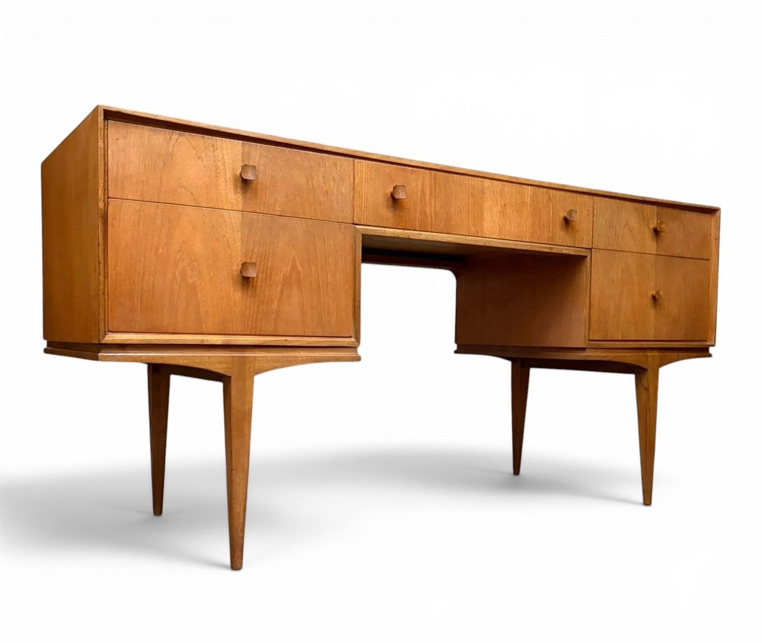 McIntosh Teak Desk And Matching Footstool Mid Century Mid Century C1960s Rare photo for sale