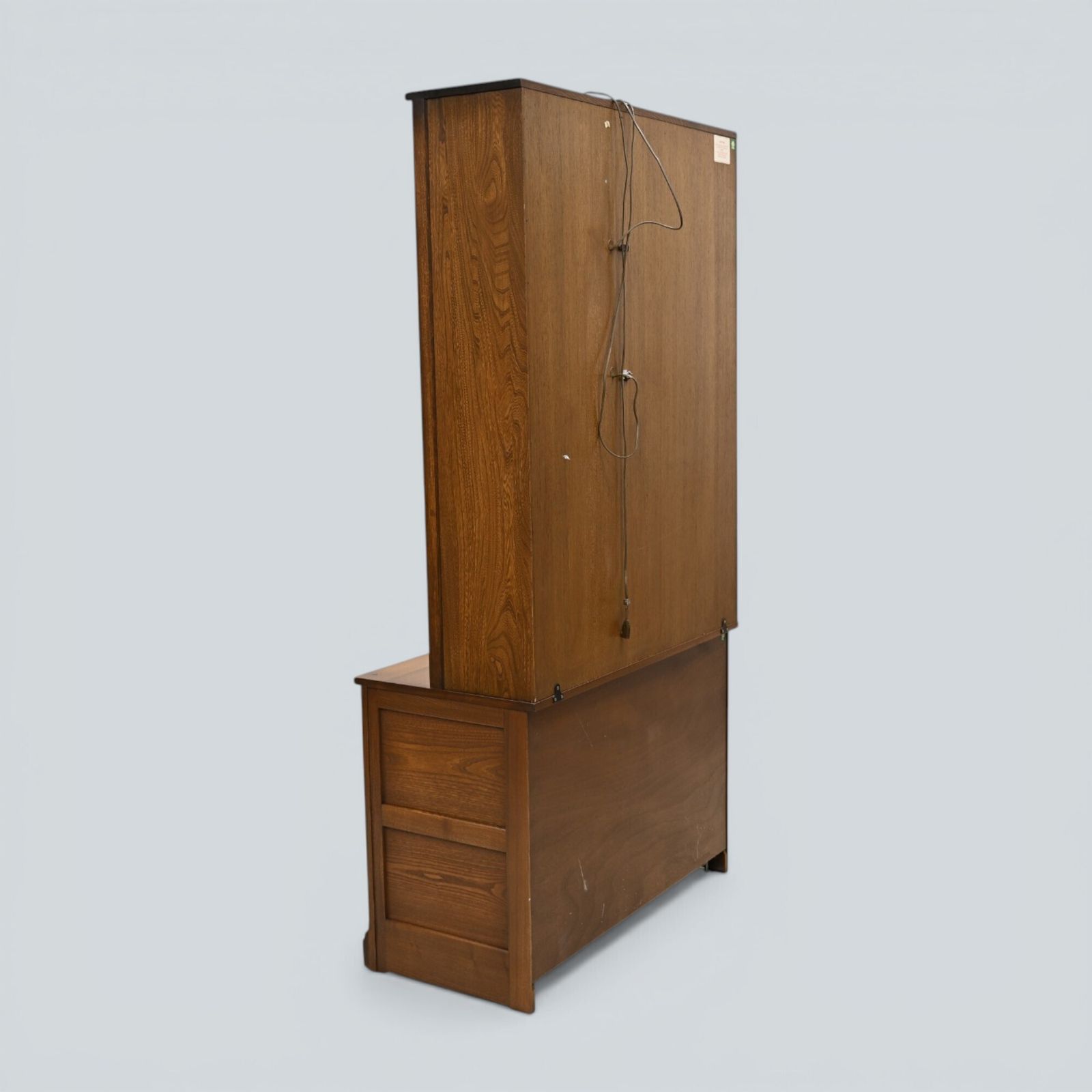 Ercol Mural Wall Unit Display/Drinks Cabinet Golden Dawn Finish Free Uk Delivery photo 447.0
