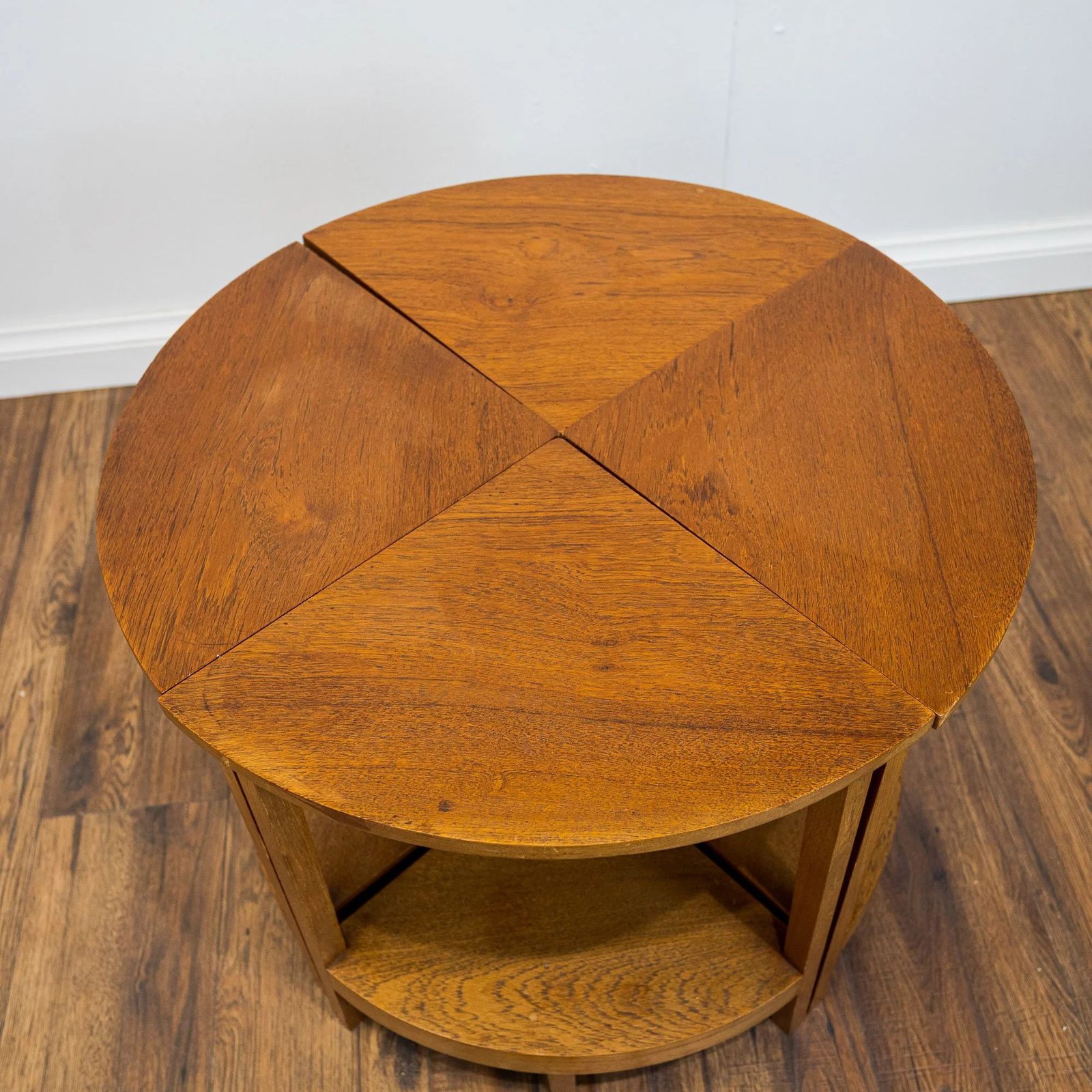 Art Deco Quartet Oak Nest Of Tables photo vinterior