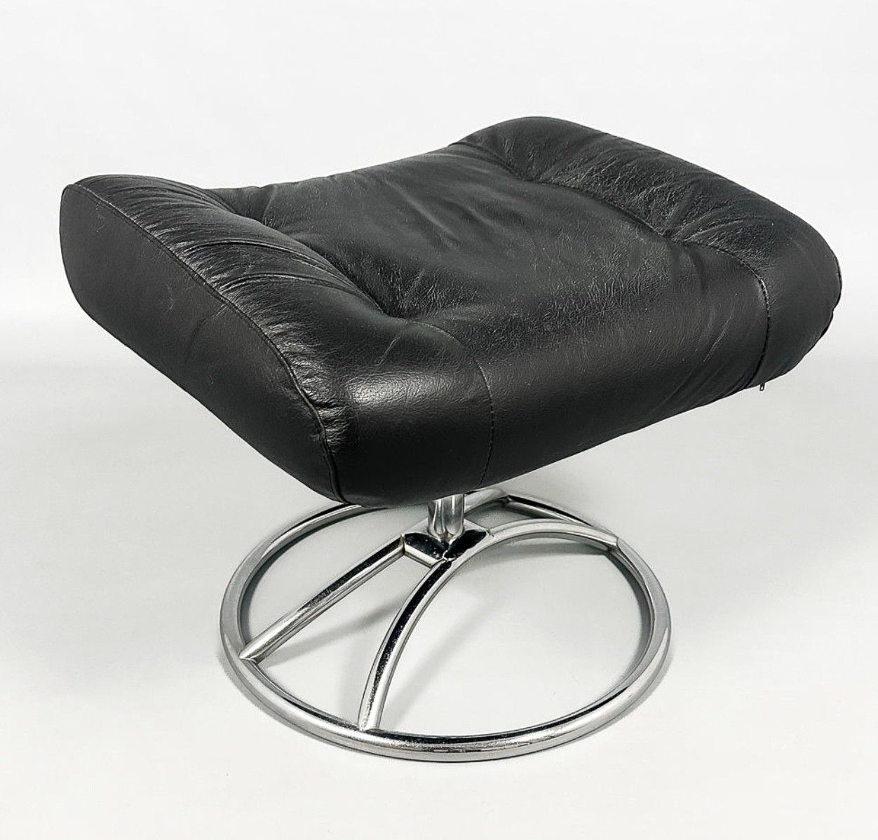 Vintage Retro Ekornes Stressless Reclining Lounge Chair & Stool 1970,S photo 1295.0