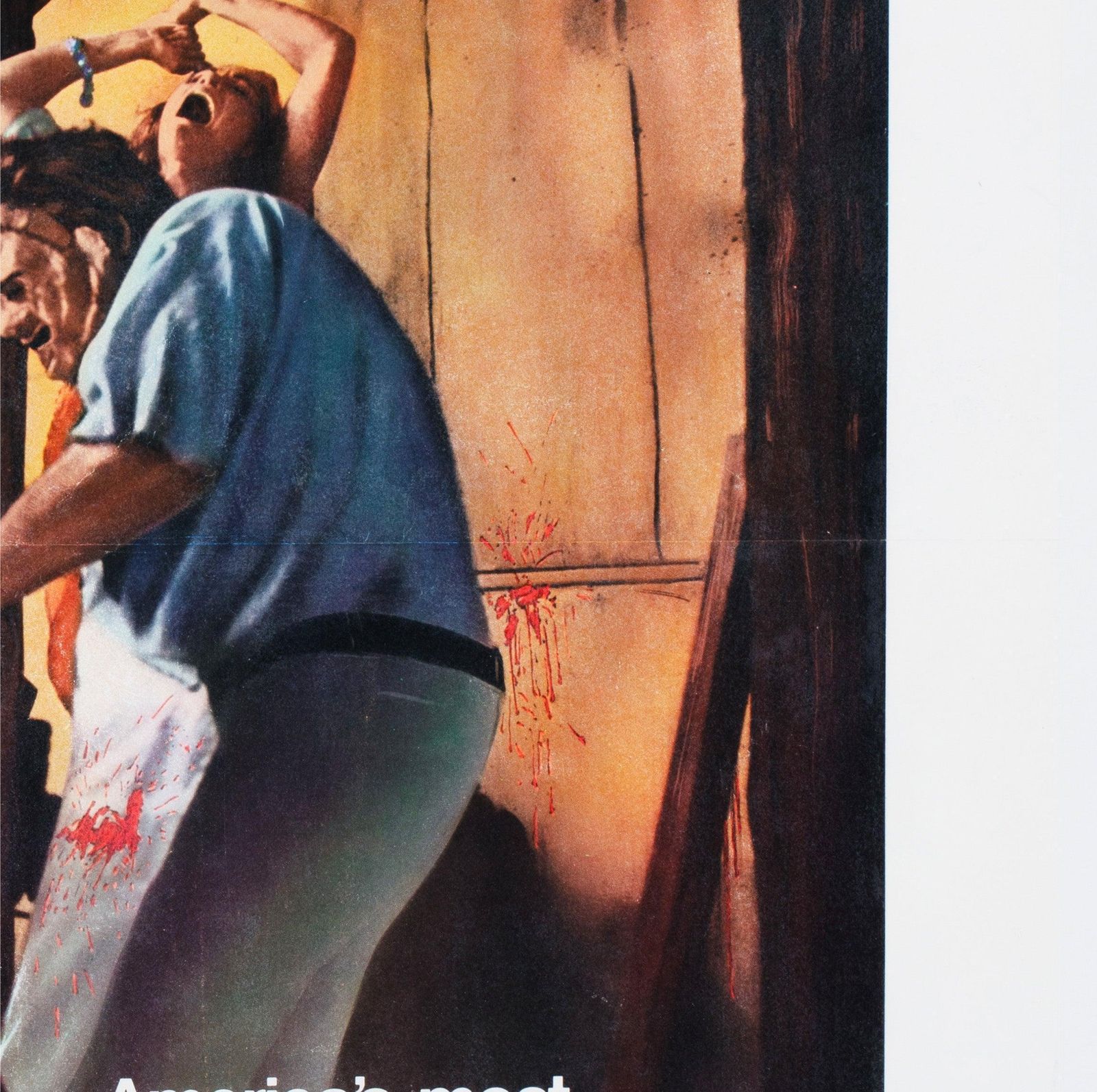 Affiche de cinéma US 1 Sheet, The Texas Chainsaw Massacre, 1974 photo vinterior