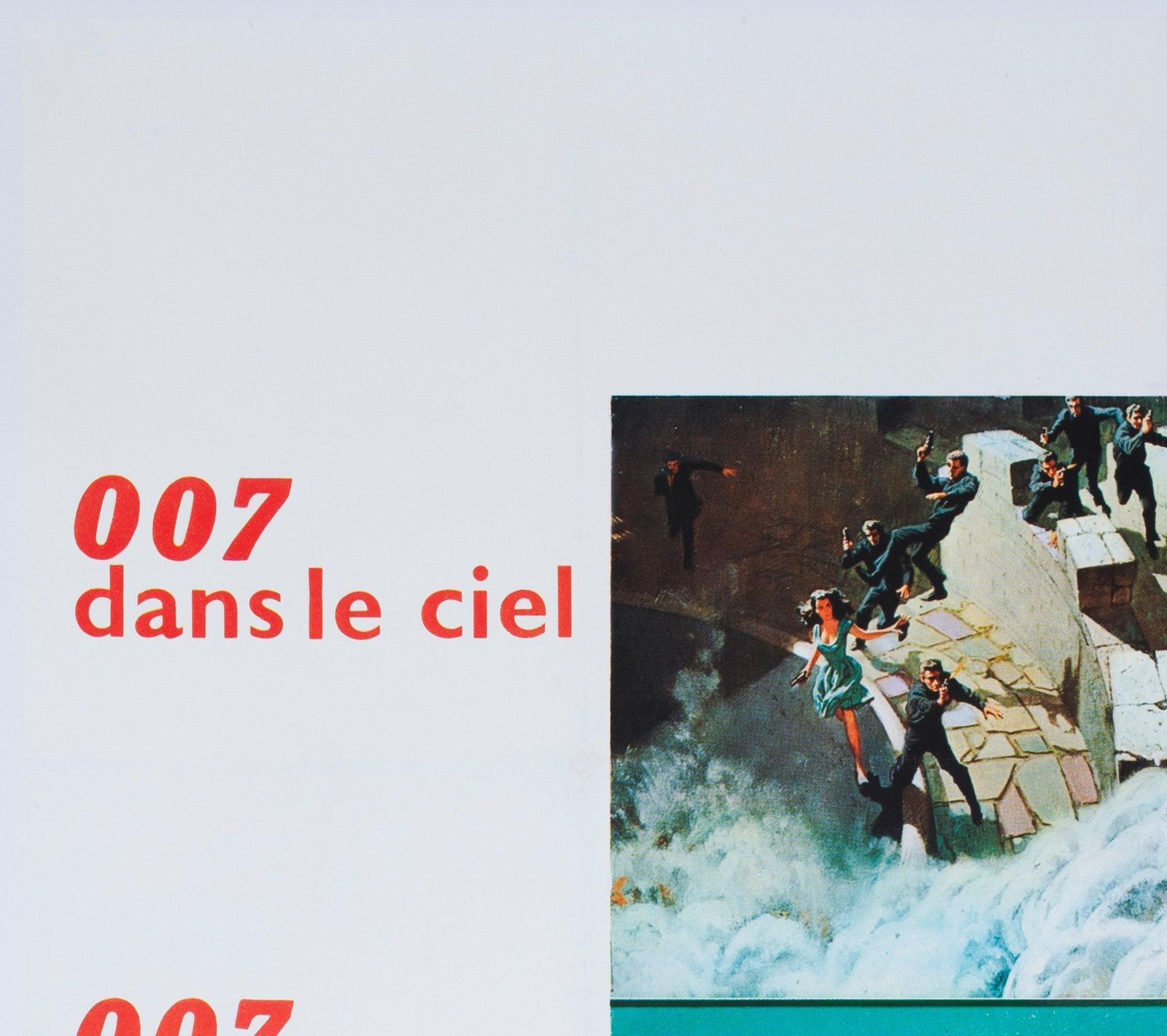 Affiche de cinéma française Grande format Thunderball 1965, Robert McGinnis et Frank McCarthy photo for sale