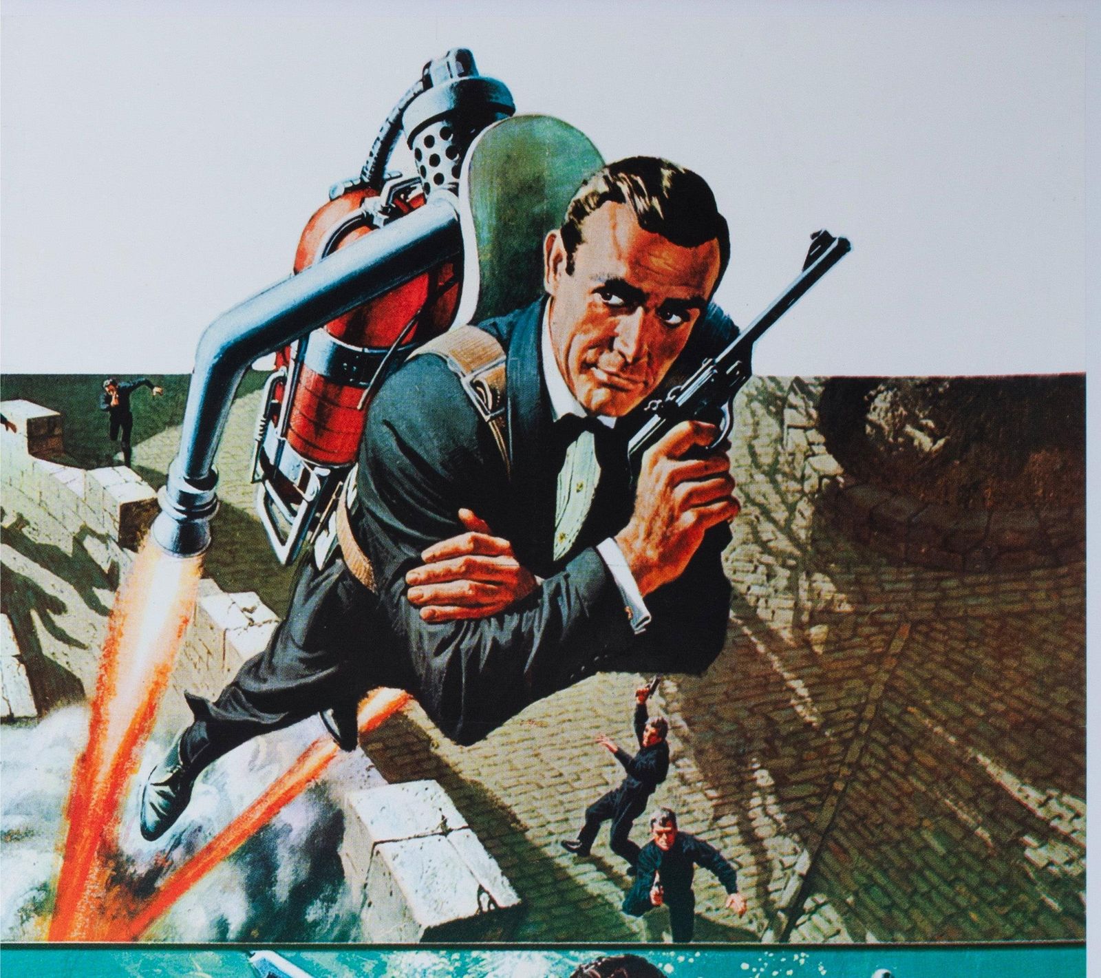 Thunderball 1965 Franse Grande filmaffiche, Robert McGinnis en Frank McCarthy photo Kunst