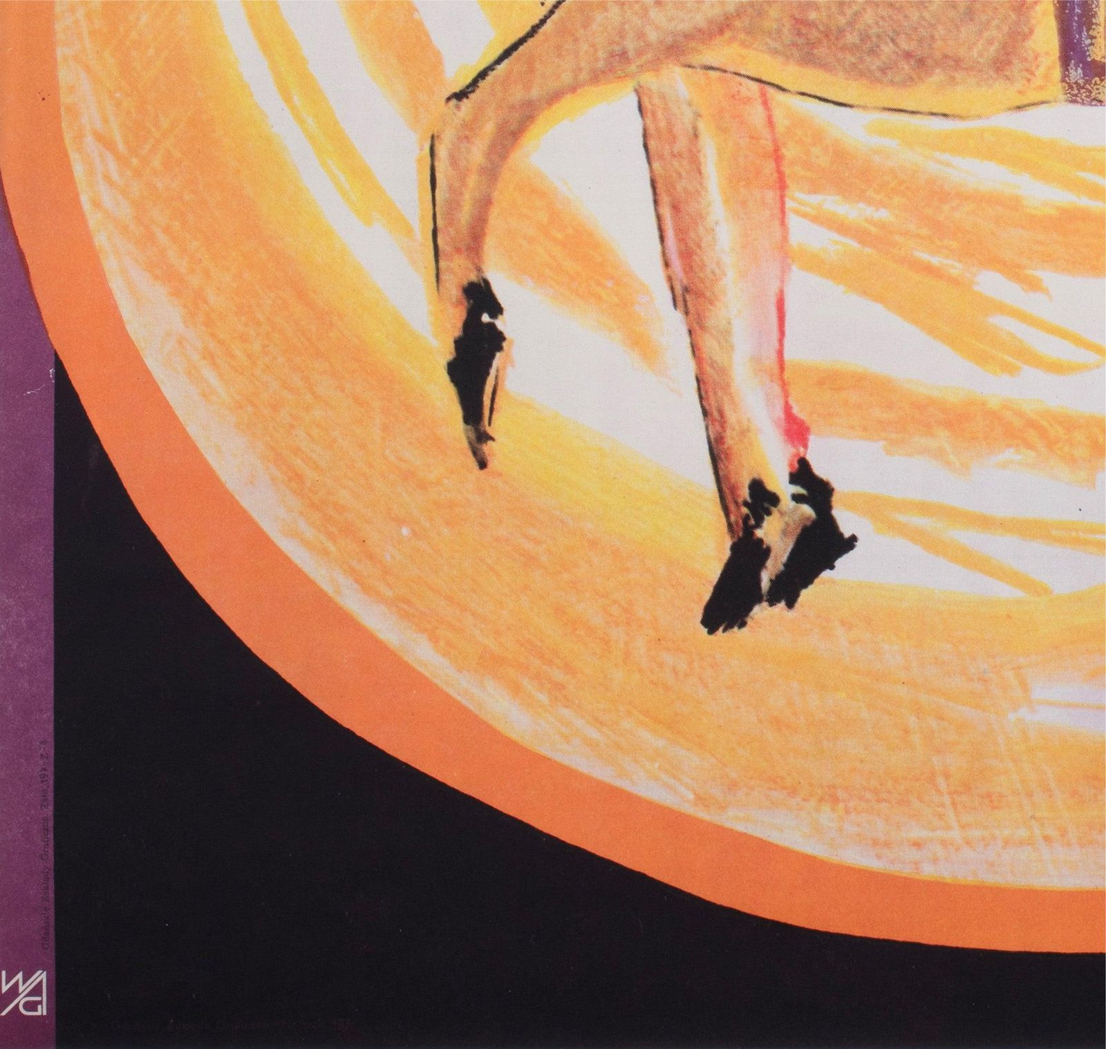 Cyrk Horse Jumping Acrobat 1966 Polish Circus Poster, Adam Zalecki photo buy