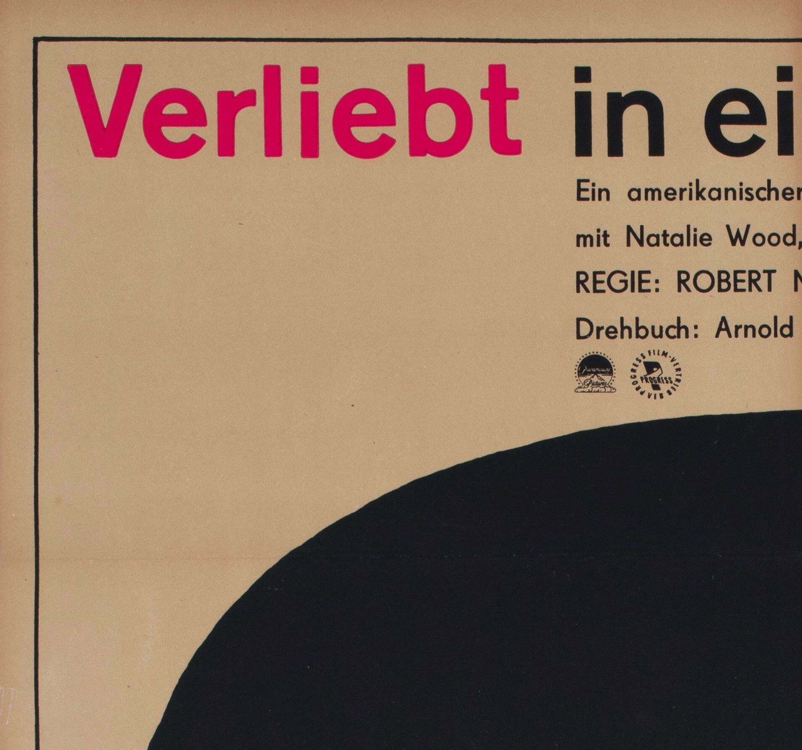 Love With The Proper Stranger 1966 Oost-Duits filmposter, Thomas Schleusing photo for sale