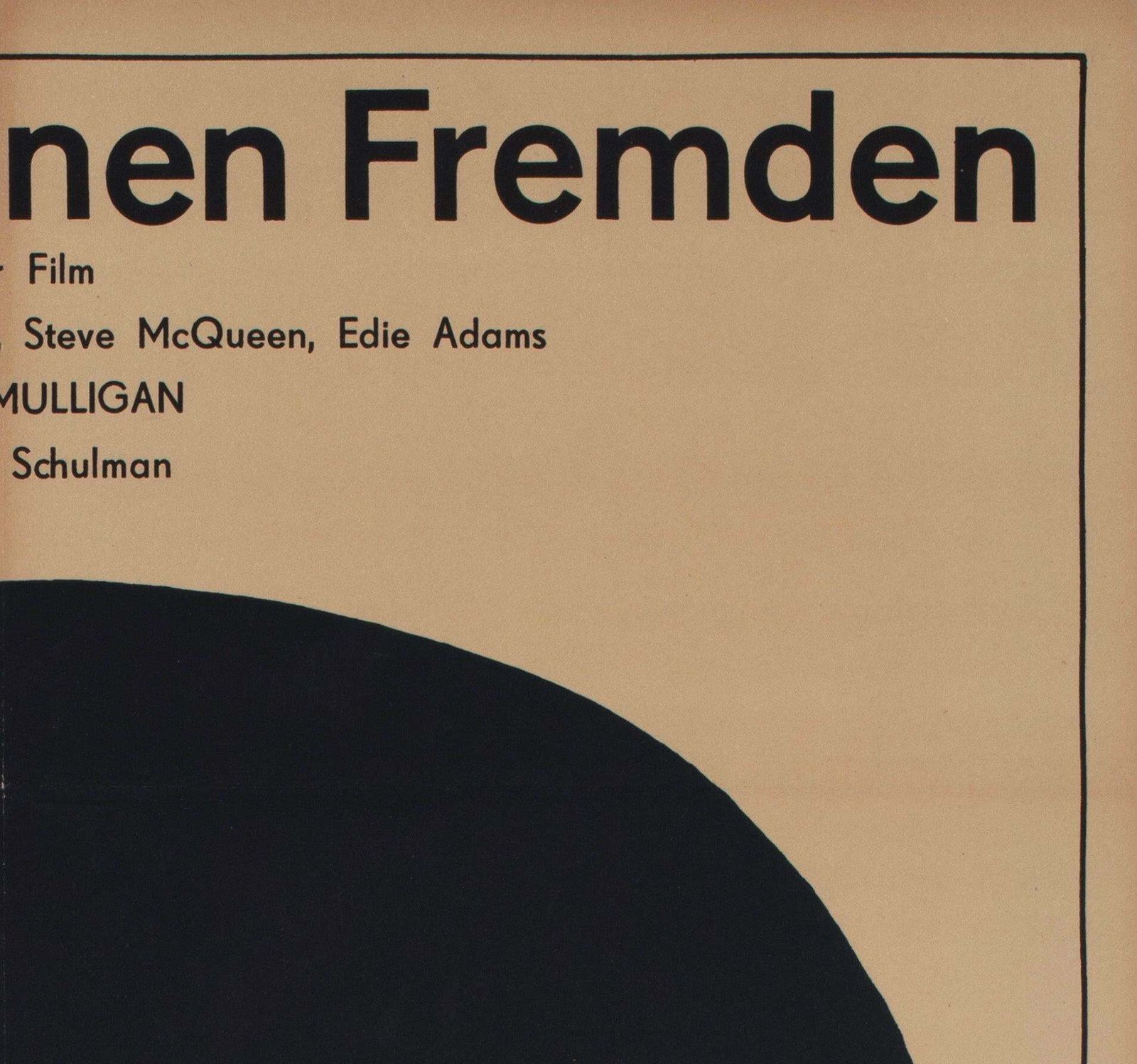 Love With The Proper Stranger 1966 East German Film Poster, Thomas Schleusing photo Art