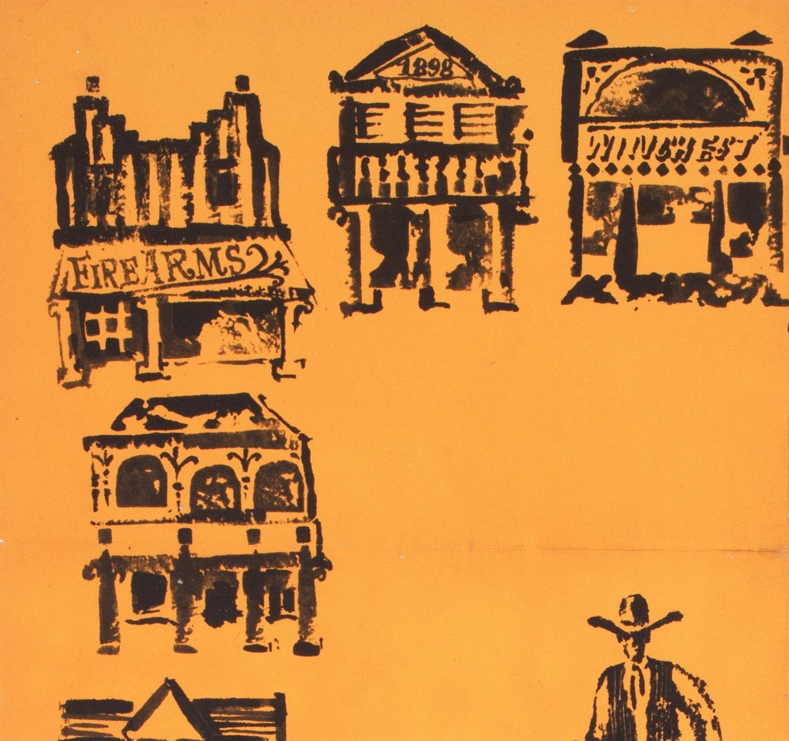 Affiche de cinéma A1 est-allemande pour High Noon, 1965, Fred Westphal photo for sale