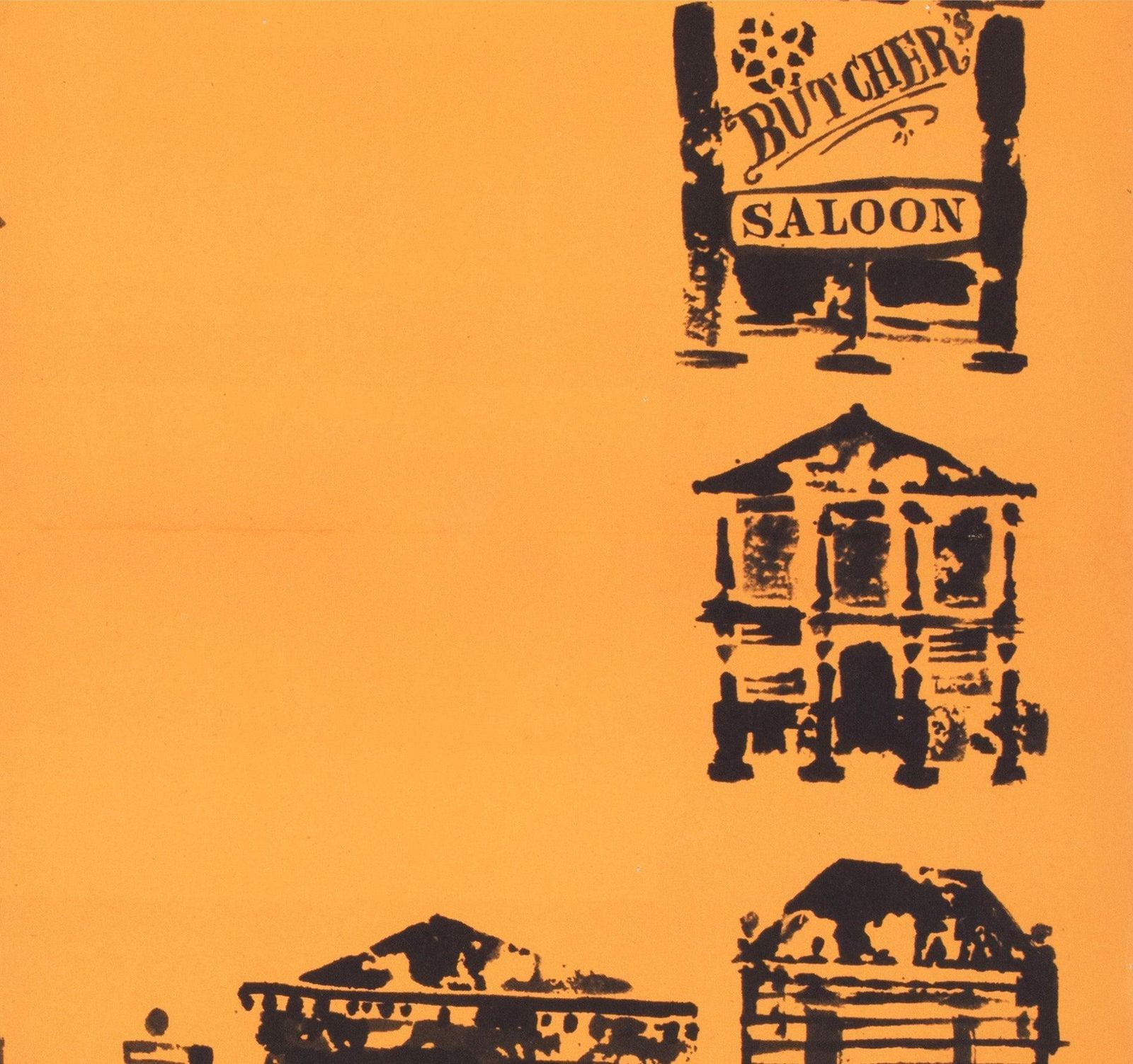 Affiche de cinéma A1 est-allemande pour High Noon, 1965, Fred Westphal photo vinterior