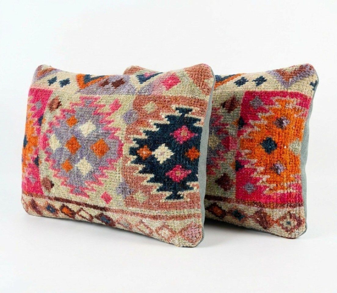 Vintage Anatolian Pair Of Rugs | Cihanbeyli | 40 X 60 Cm photo furniture