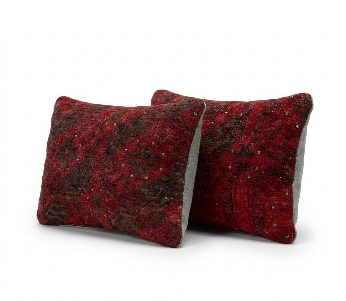Anatolian Lumbar Rug Pillow Cover 39 X 60 Cm & 39 X 62 Cm   Set Of Two photo furniture