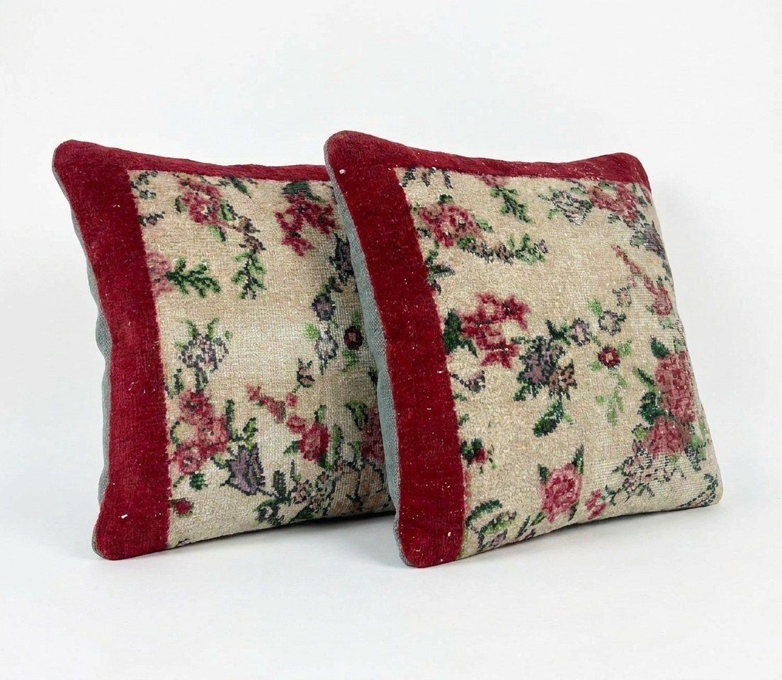 Housse de coussin en laine turque 60 x 60 cm, lot de deux photo for sale