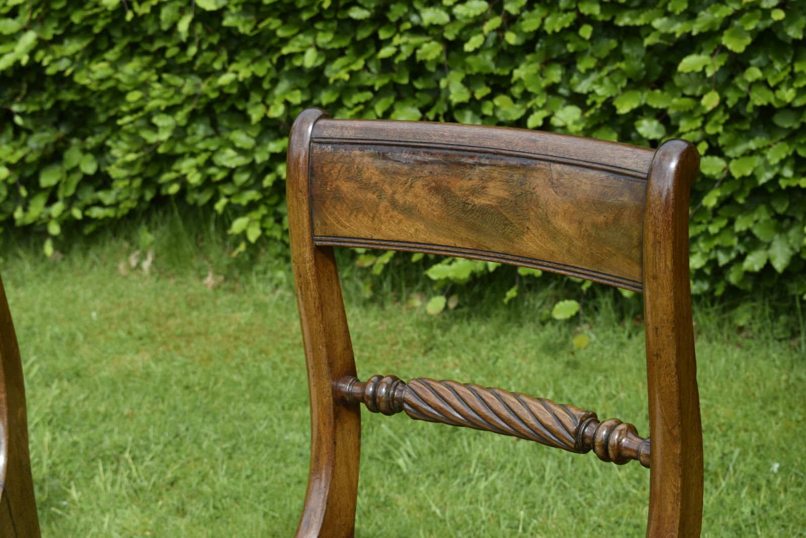 photo furniture Pair Of Regency Chairs, 1800s, Mahogany