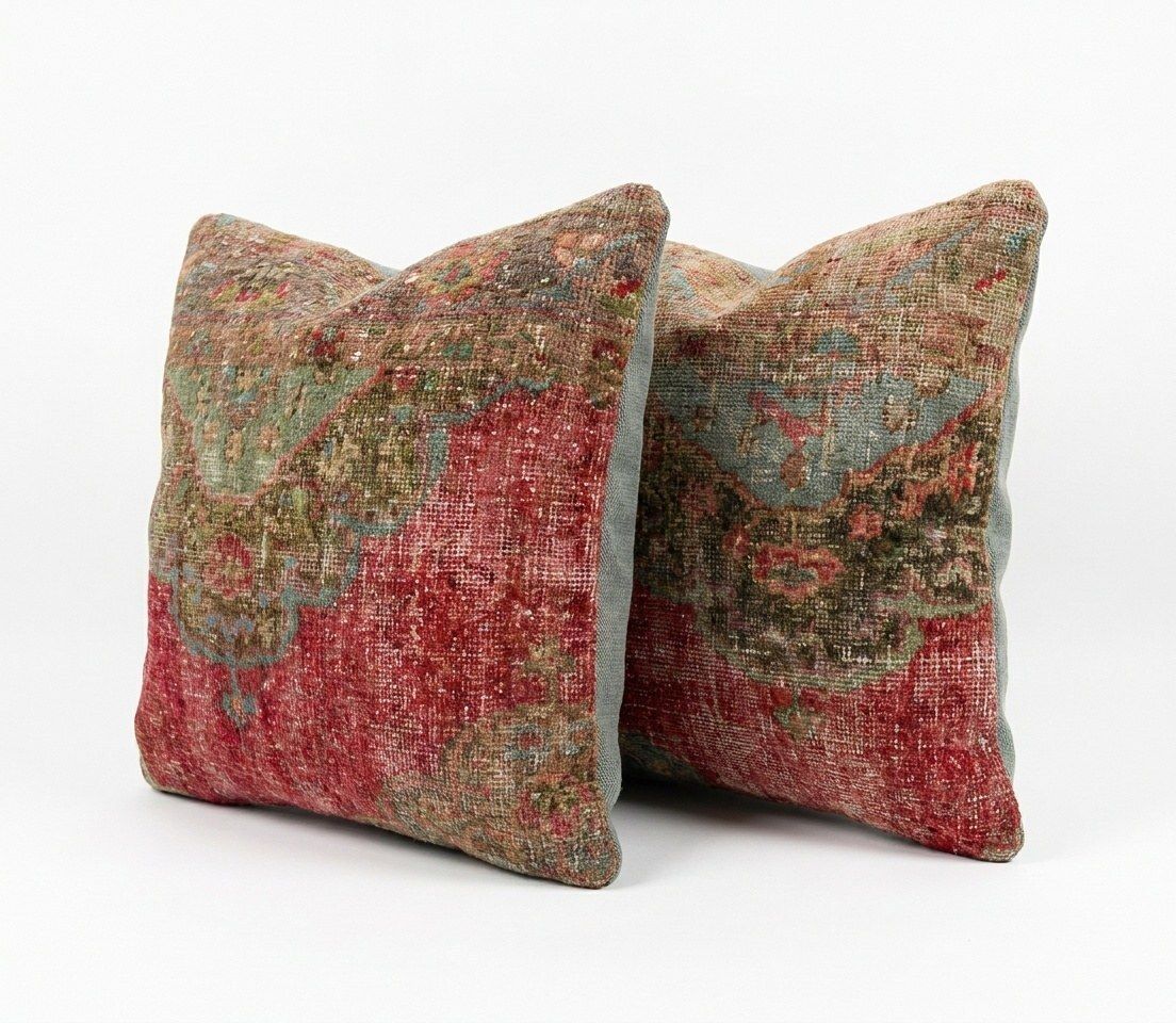 Turkish Rug Pillow Cover 58 X 58 Cm   Set Of Two photo furniture