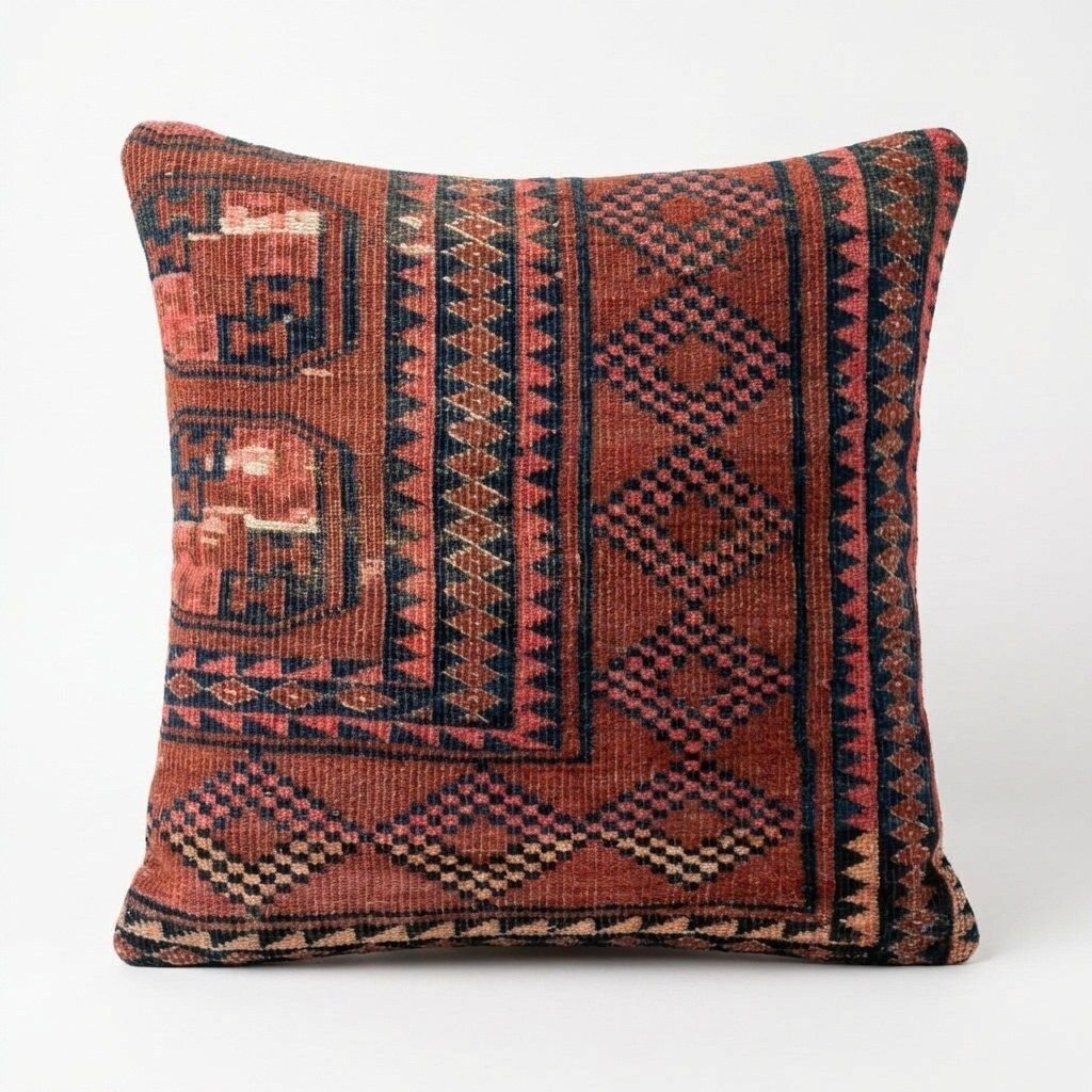 Turkische Wollen Kussenhoes 60 x 60 cm
