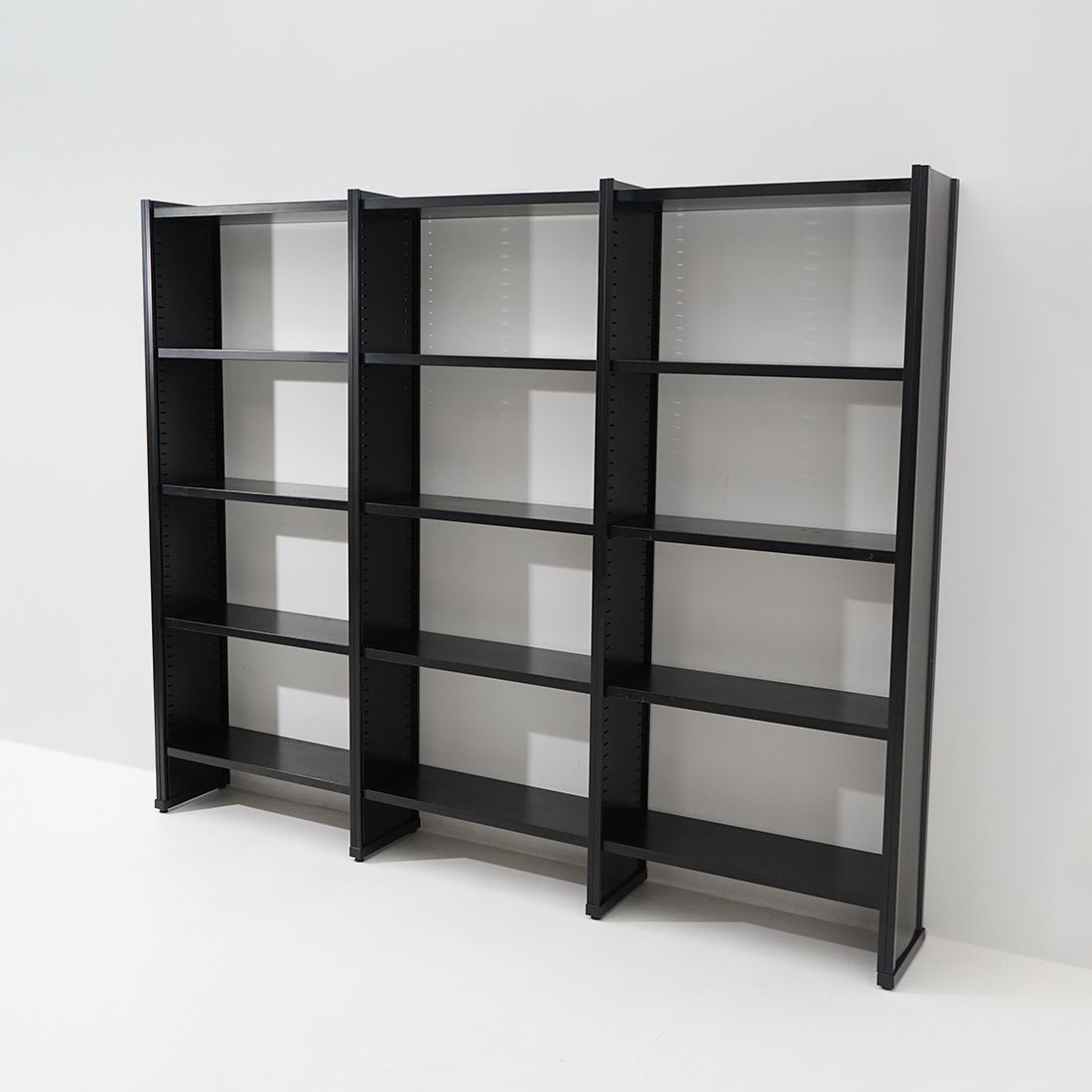 Black Metal Bookcase, 1970s, Industrial photo 2125.0